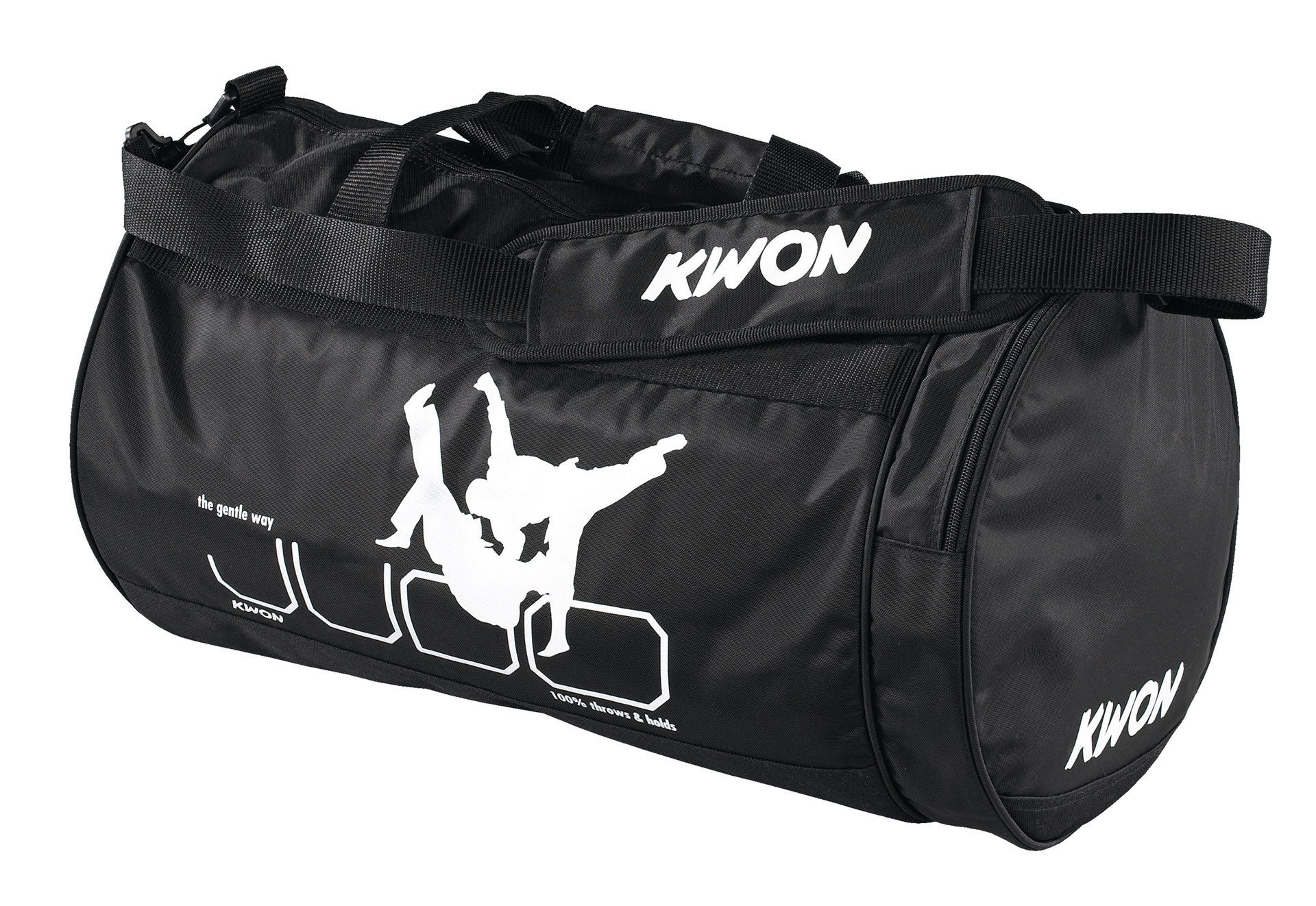 KWON Sporttasche Tasche für Kinder Motiv Judo Trainingstasche Judotasche Kids klein, 50 cm, 24 cm Durchmesser, Rollenformat