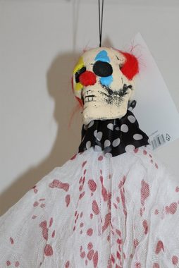 CEPEWA Dekofigur Halloween Dekoration Hänger "Böser Clown" ca 80 x 65 cm