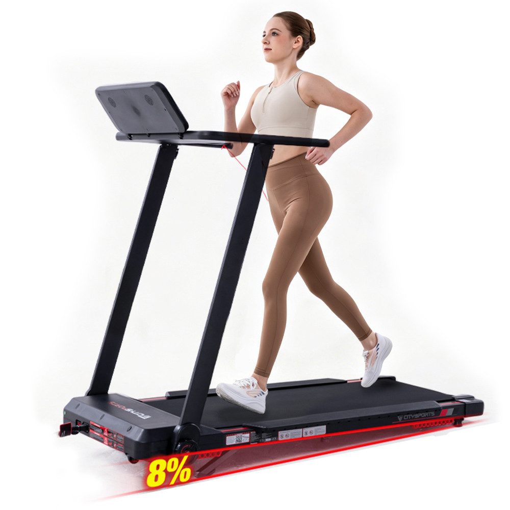 Laufband für Zuhause mit Steigung, mit 1400W Bosch Motor,2PS