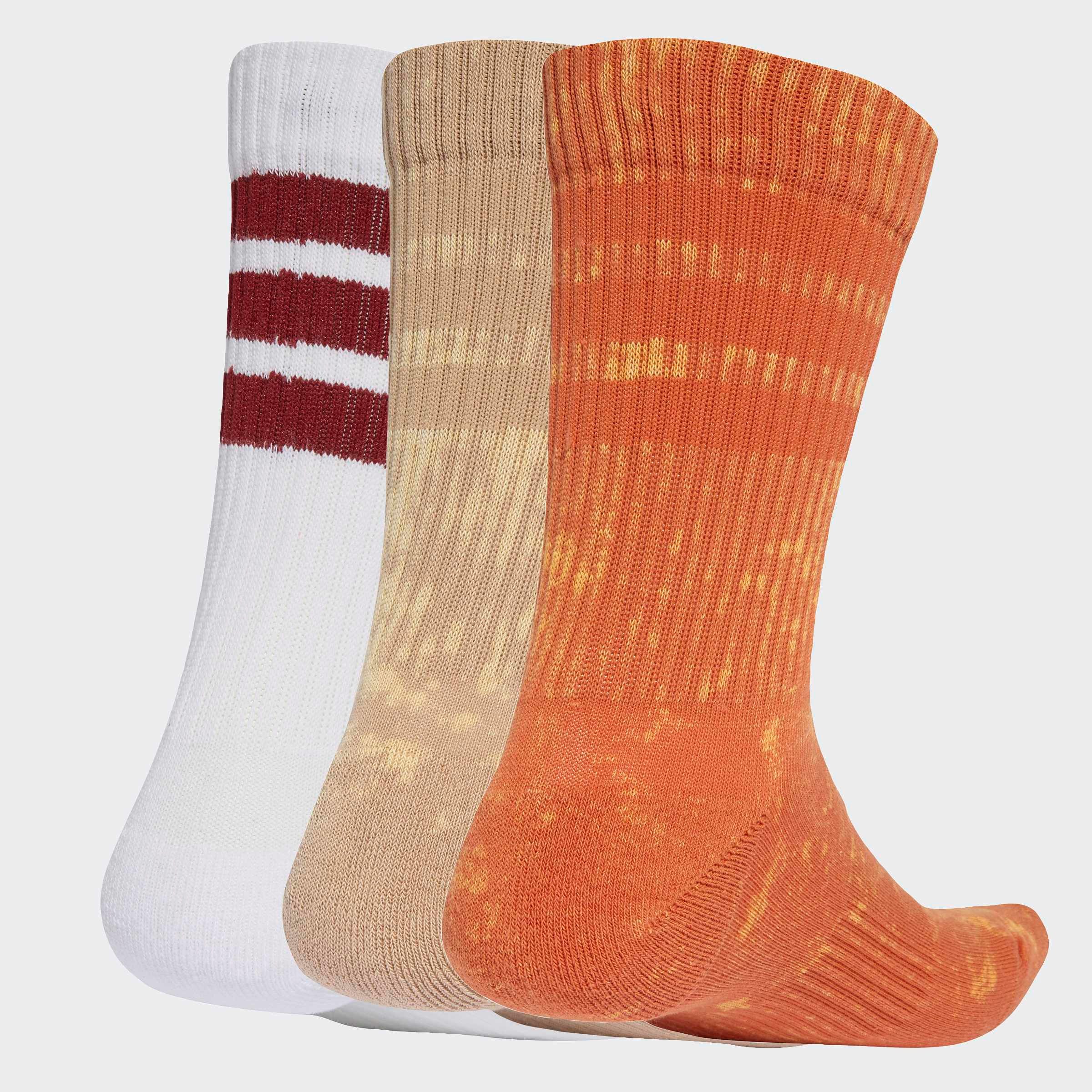 adidas Performance Sportsocken STONEWASH CREW, 3 PAAR (3-Paar) für Laufen, sportlicher Stil, mit klassischen 3-Streifen am Bündchen