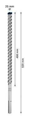 BOSCH Universalbohrer Expert SDS max-8X, Hammerbohrer, 25 x 400 x 520 mm