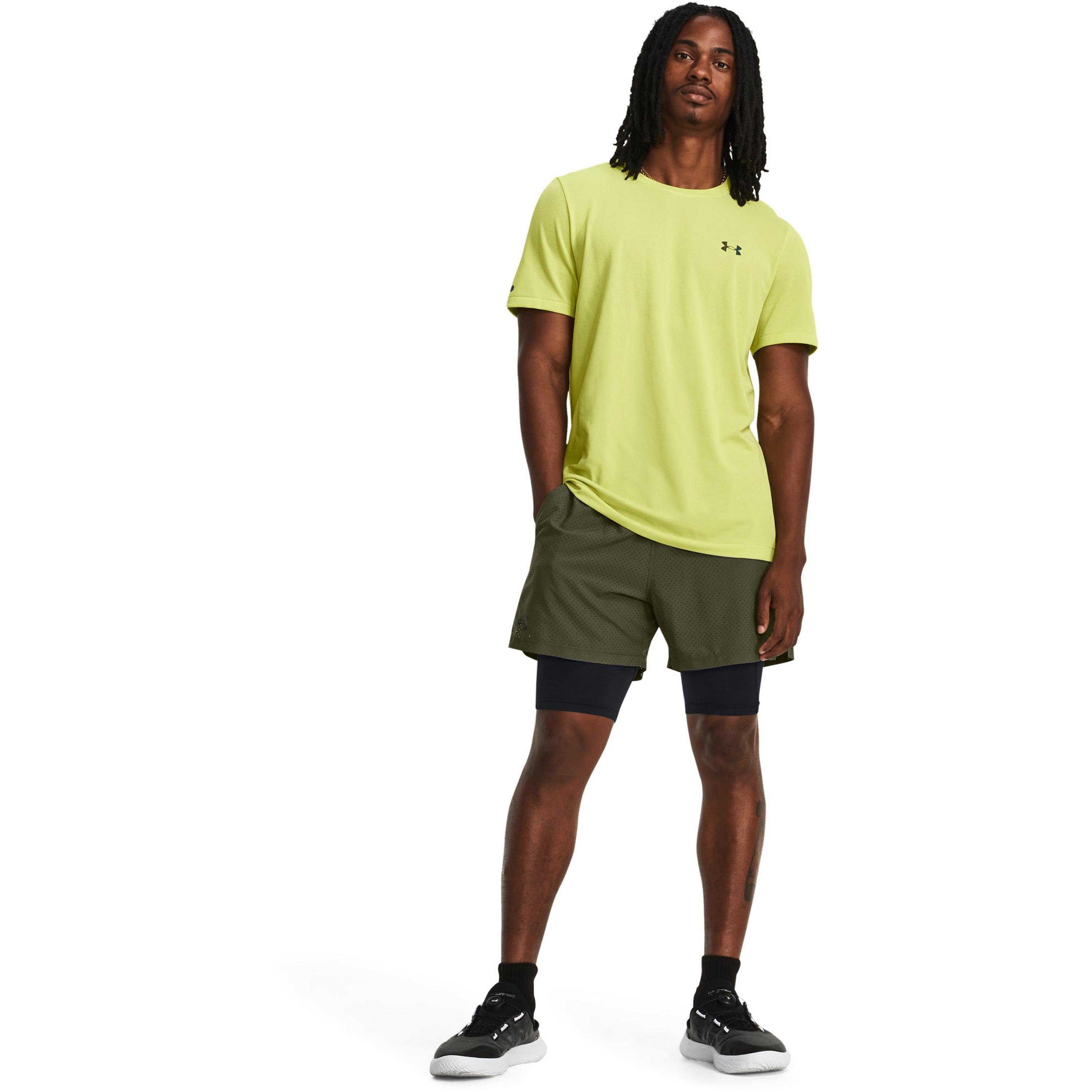 yellow Seamless Under Armour® Rush lime Funktionsshirt Legacy
