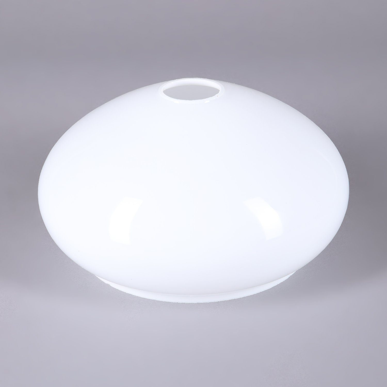 Home4Living Lampenschirm Lampenglas Ø 240mm Weiß Ersatzglas rund glanz matt Glasschirm, Dekorativ