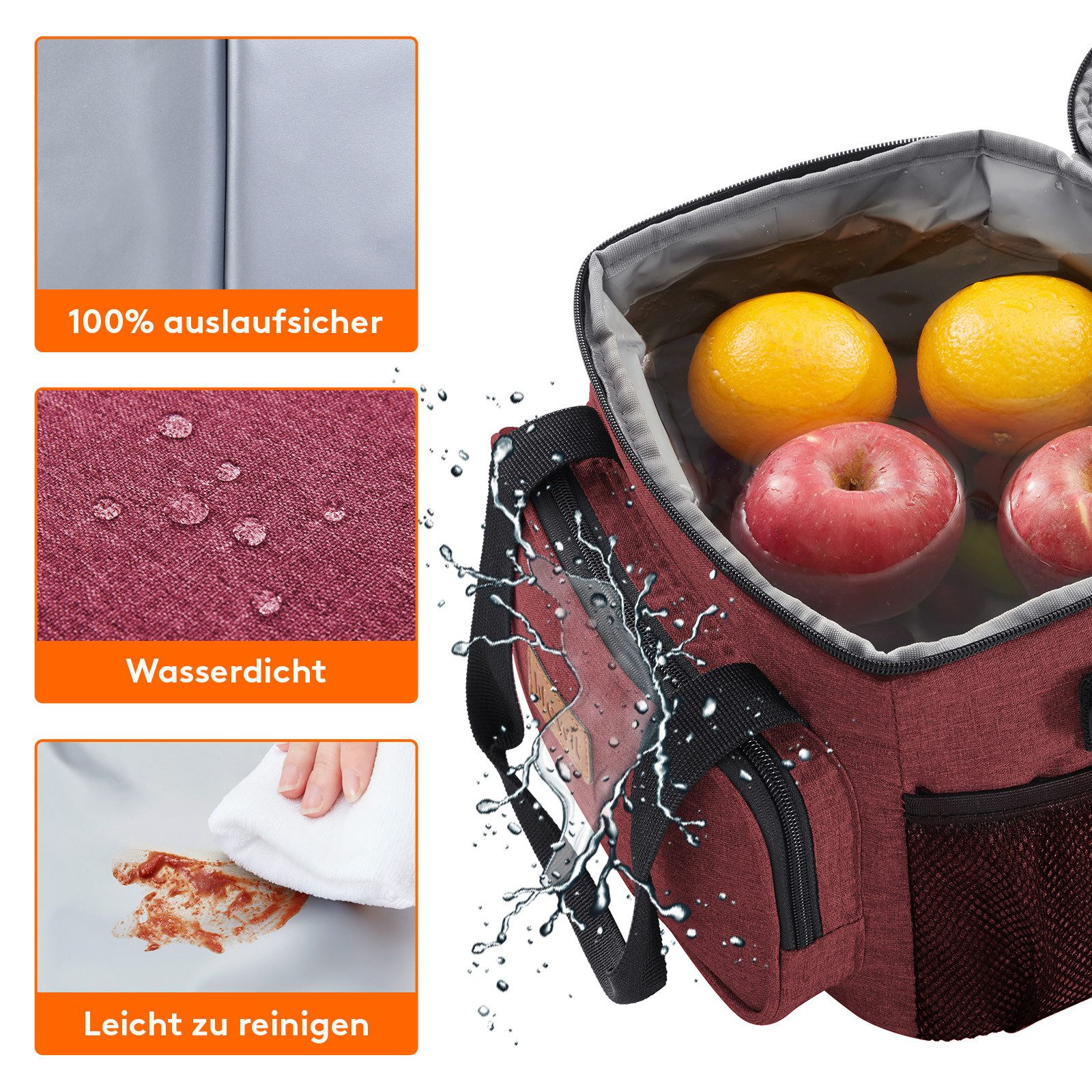 Lifewit Picknicktasche Kleine isolierte faltbare Kühltasche wasserdicht für Lunch und Strand.