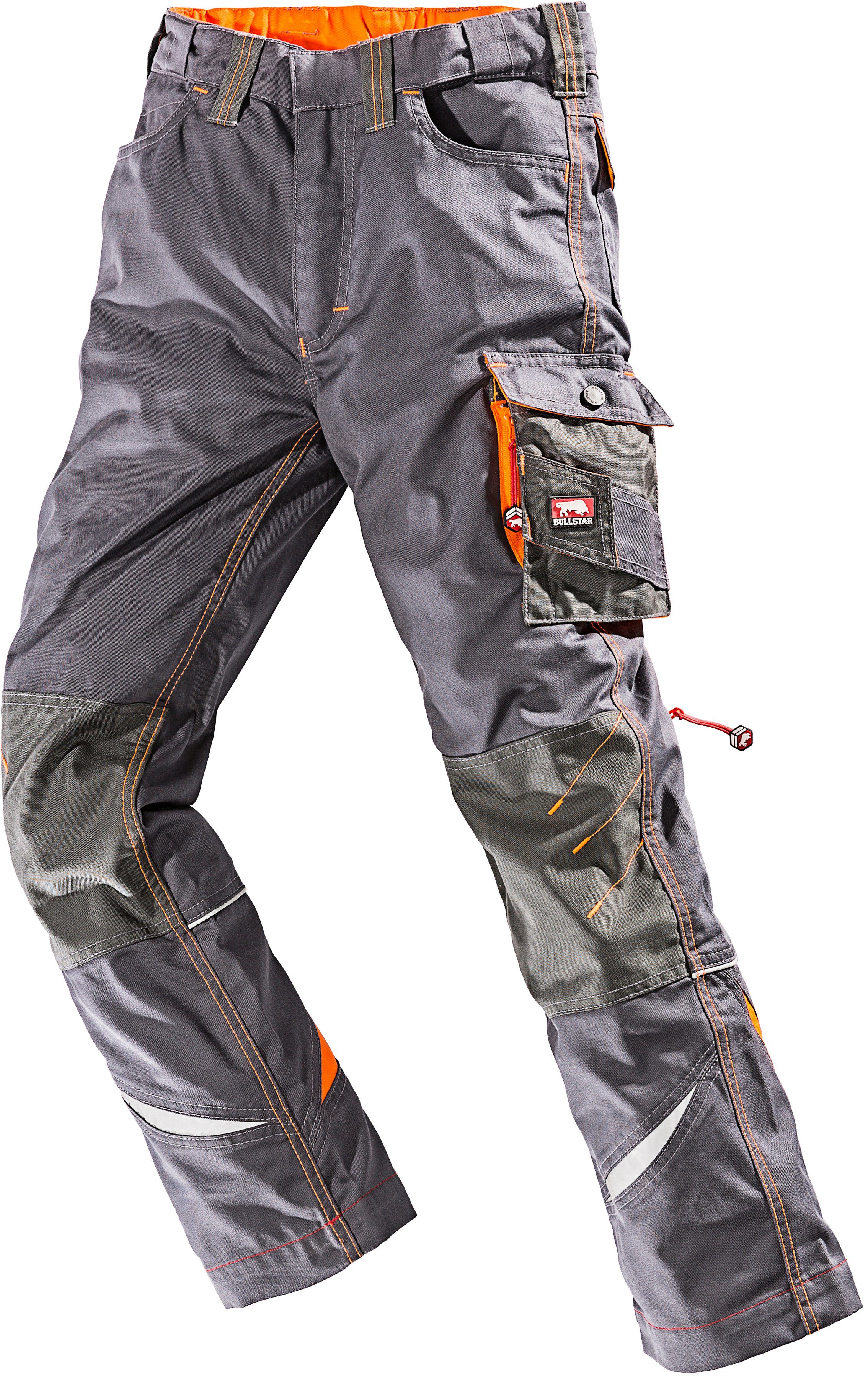 Bullstar Funktionshose Kinderhose Ultra verschiedene extra Funktionen grau-orange | Outdoorhosen