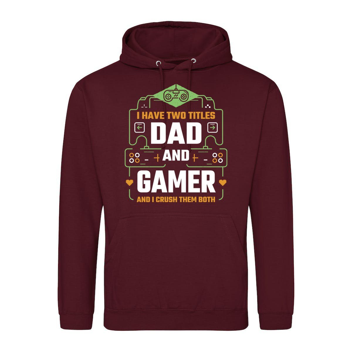 Kapuzenpullover Dad & Gamer Herren Hoodie Pullover