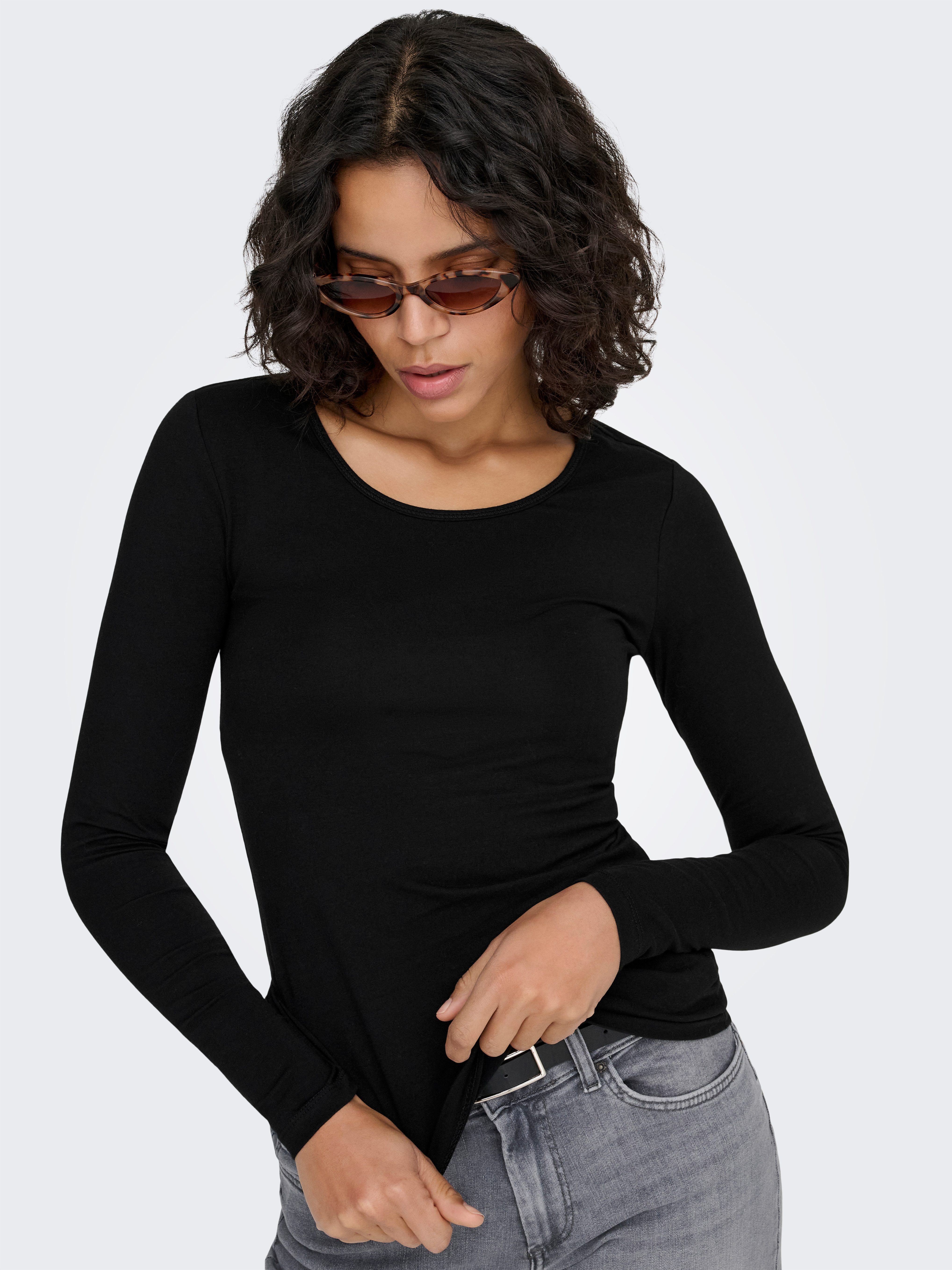 ONLY Langarmshirt ONLLIVE LOVE L/S ONECK