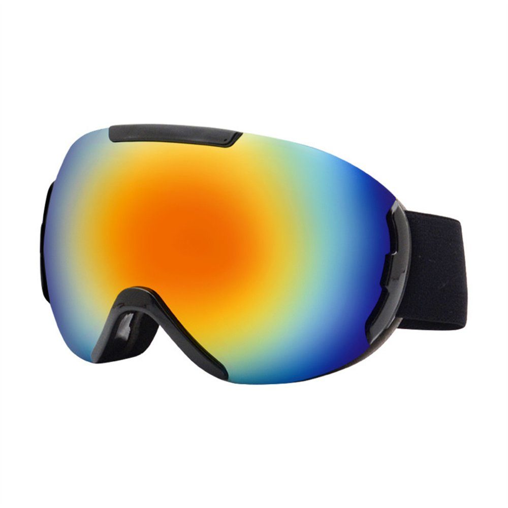 Dekorative Skibrille Winter Skibrille UV-Schutz, Snowboardbrille, sphärischer Schutzbrille, (1-St), UV Schutz, mit praktischer Anti-Beschlag-Beschichtung bunt