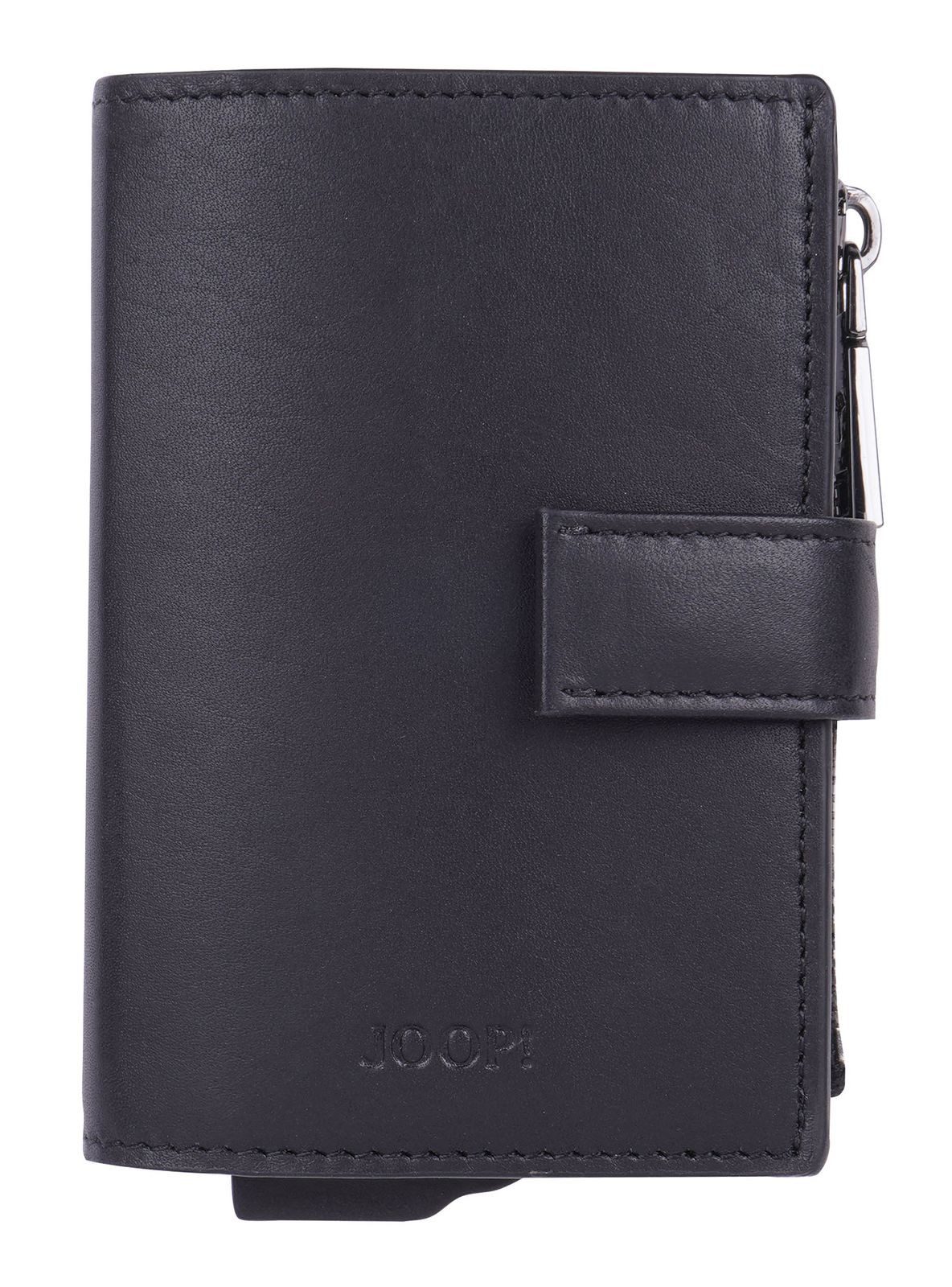 JOOP! Kartenetui c-four e-cage, aus echtem Rindsleder mit RFID-Blocker Schutz