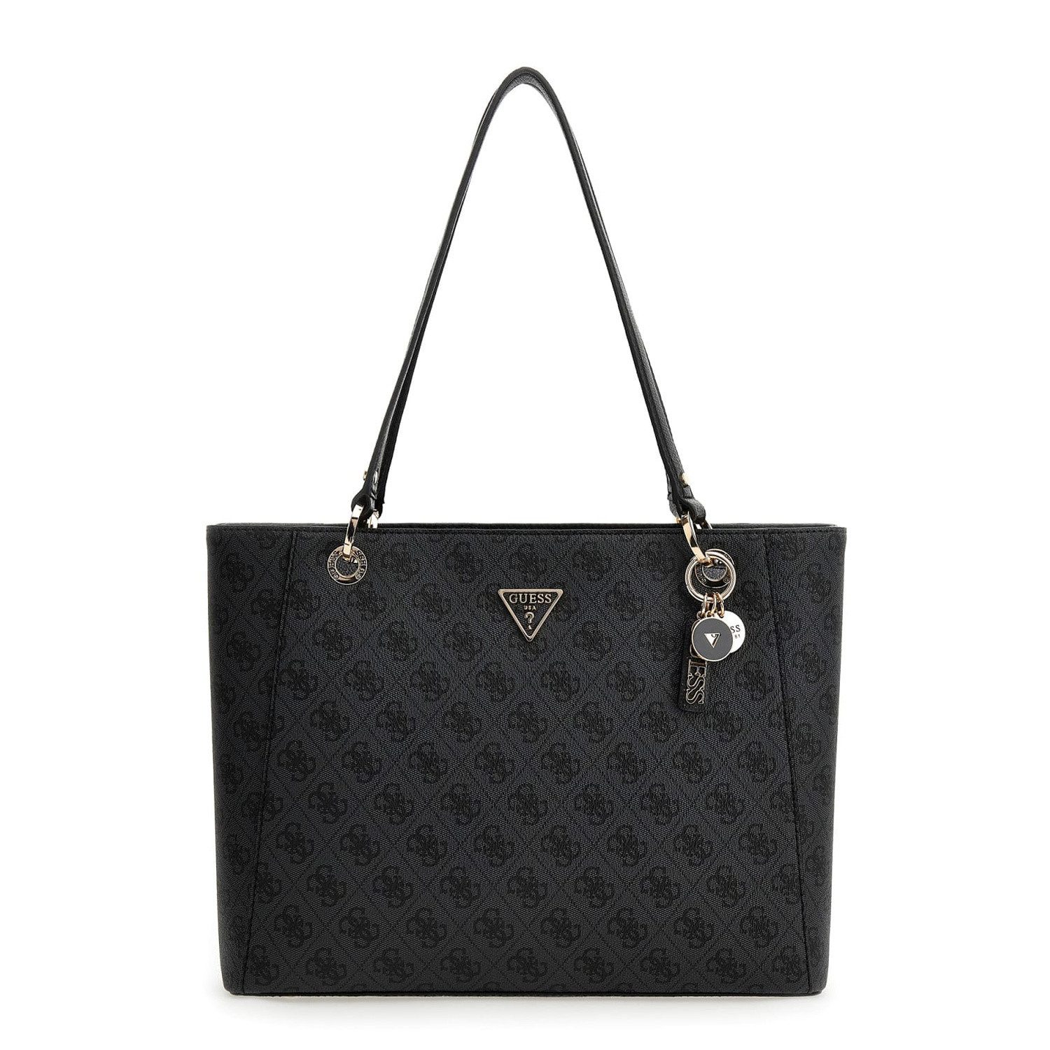 Guess Umhängetasche GUESS Shopper Noelle II Coal Logo (1, 1-tlg., 1) günstig online kaufen