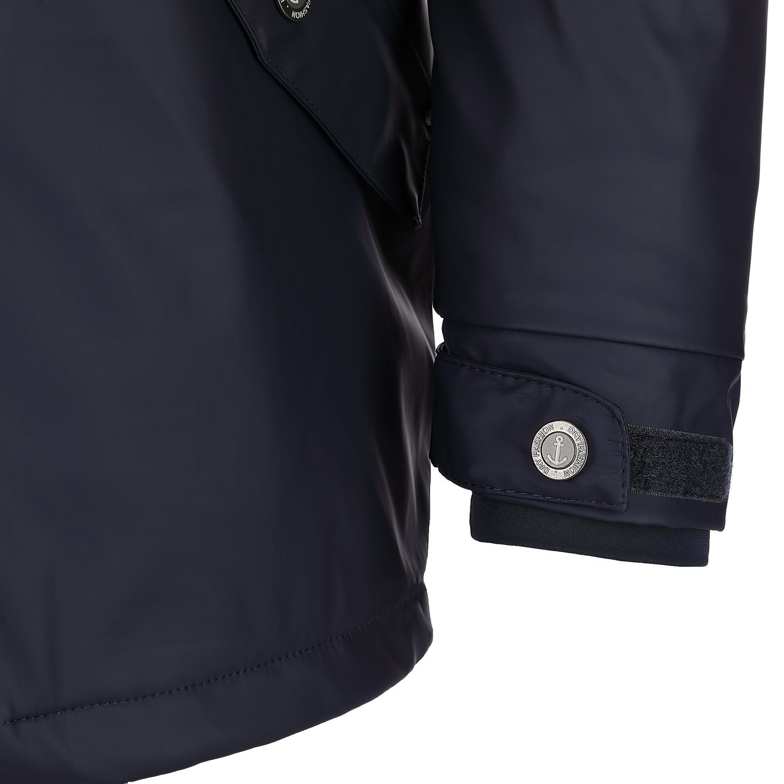 wind- Bergen Innenfutter - Jacke & wasserdicht navy mit Dry Fashion Regenjacke Herren Regenmantel