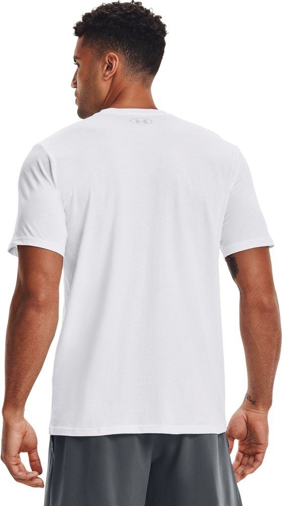 Kurzarm-Oberteil Armour® Wordmark UA Team Issue Under 100 T-Shirt White