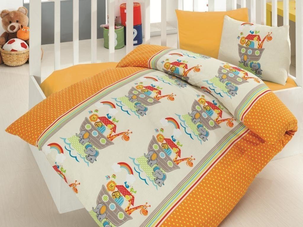 Dekonaz Kinderbettwäsche Kinder Bettwäsche Set 4 tlg., Tierwelt, Baumwolle, günstig online kaufen