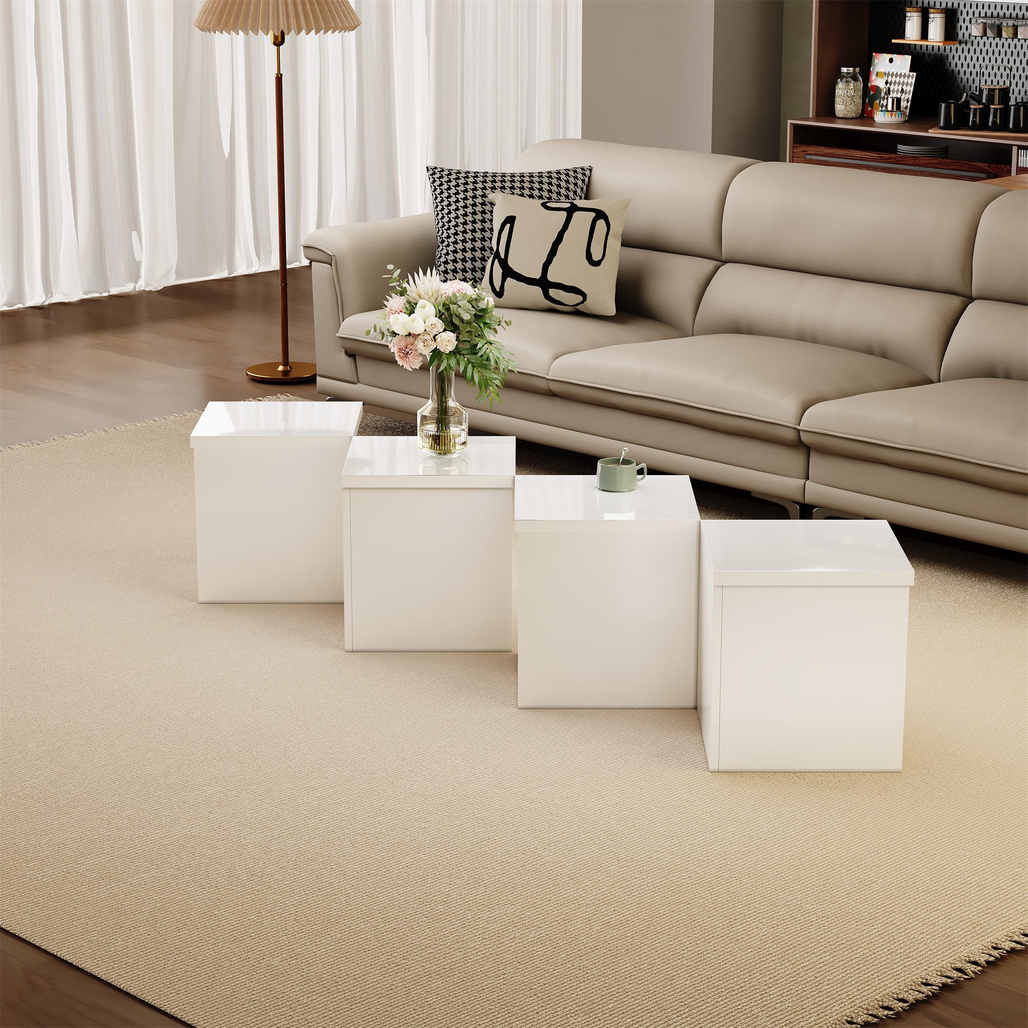 Merax Couchtisch (1-St), Beistelltisch Sofatisch mit günstig online kaufen