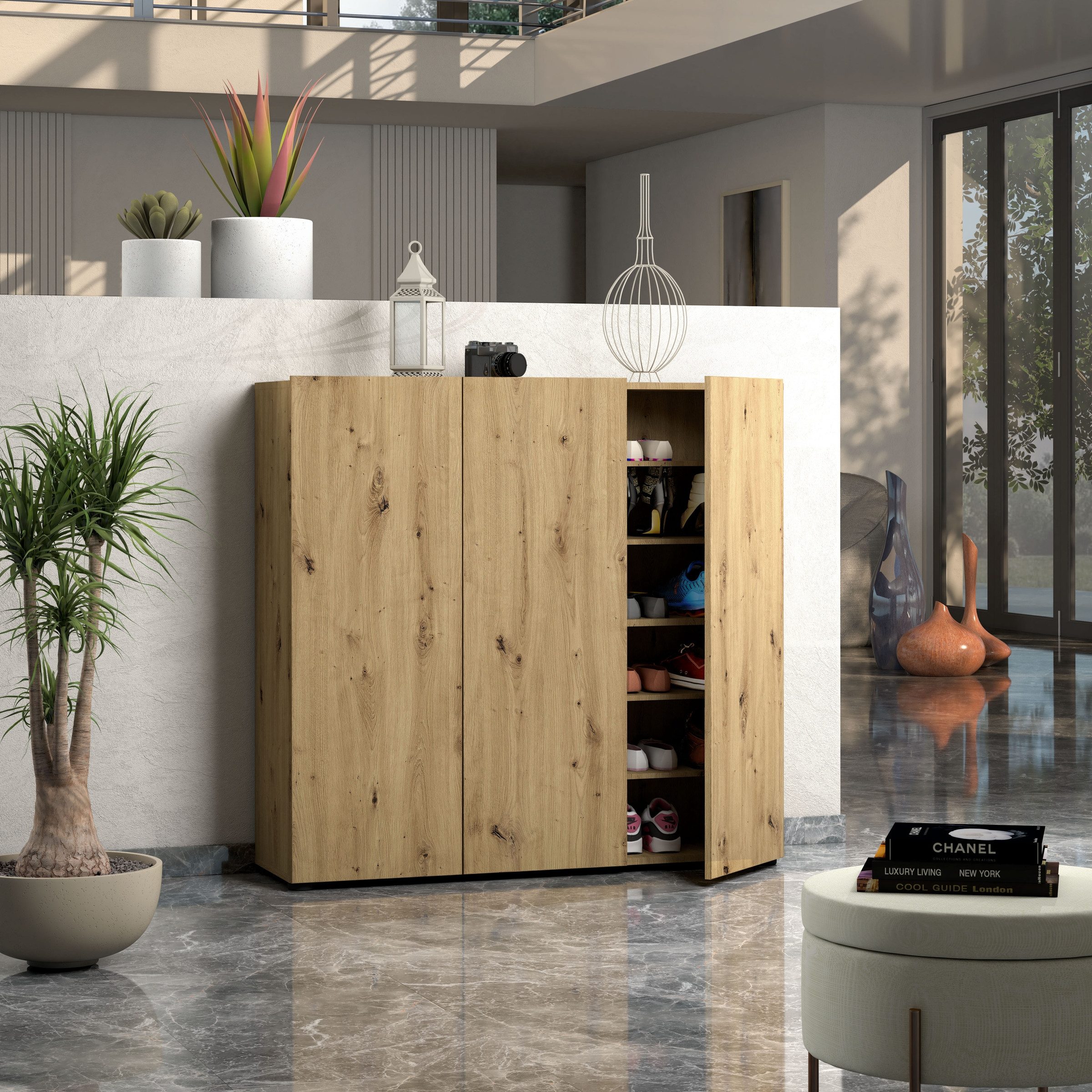 KITALY Schuhschrank in Artisan Eiche - günstig online kaufen