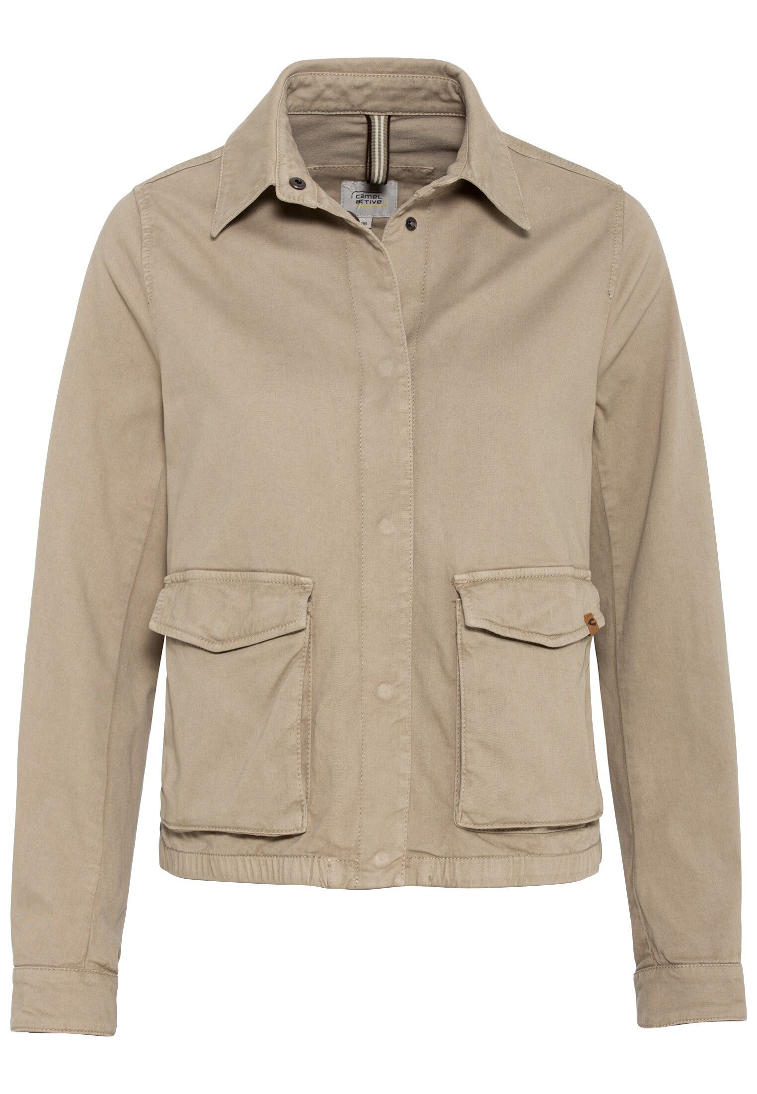 camel active Outdoorjacke Worker Jacket aus einem angenehmen Baumwollmix günstig online kaufen