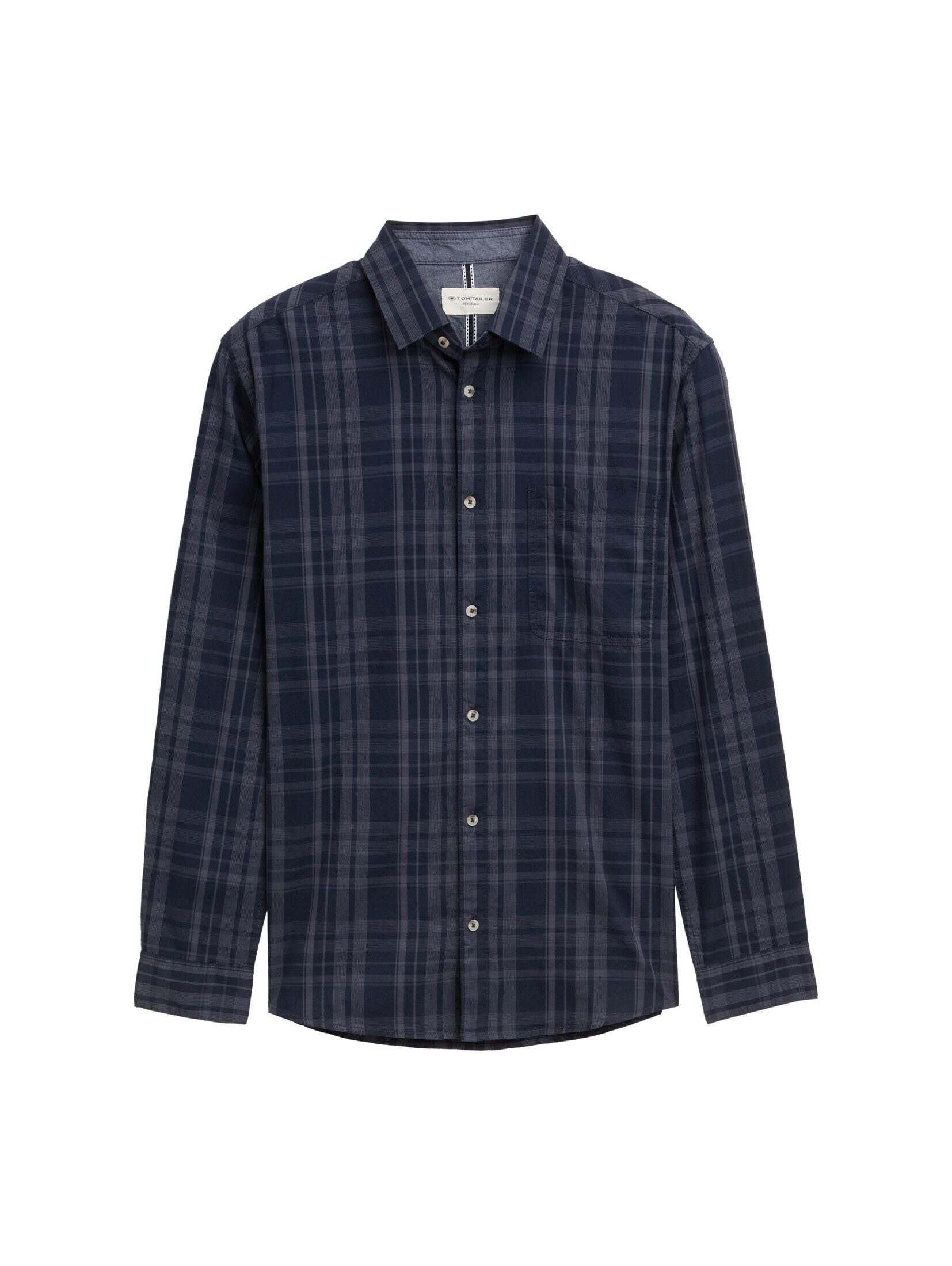 TOM TAILOR Langarmhemd Regular Fit Hemd günstig online kaufen