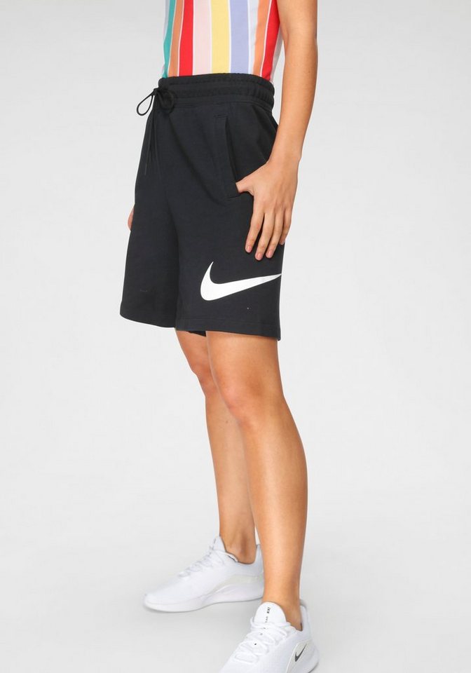 nike french terry shorts women's