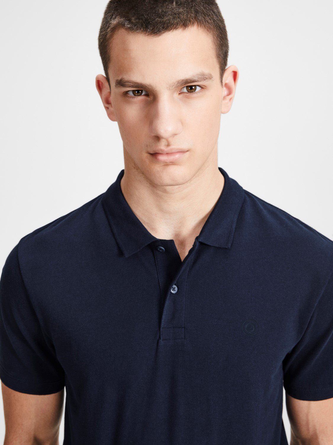 Jack & Jones Poloshirt Mix5 3er Pack) / (WH/GR/NA) figurbetont Basic geschnitten (3-tlg., slimfit