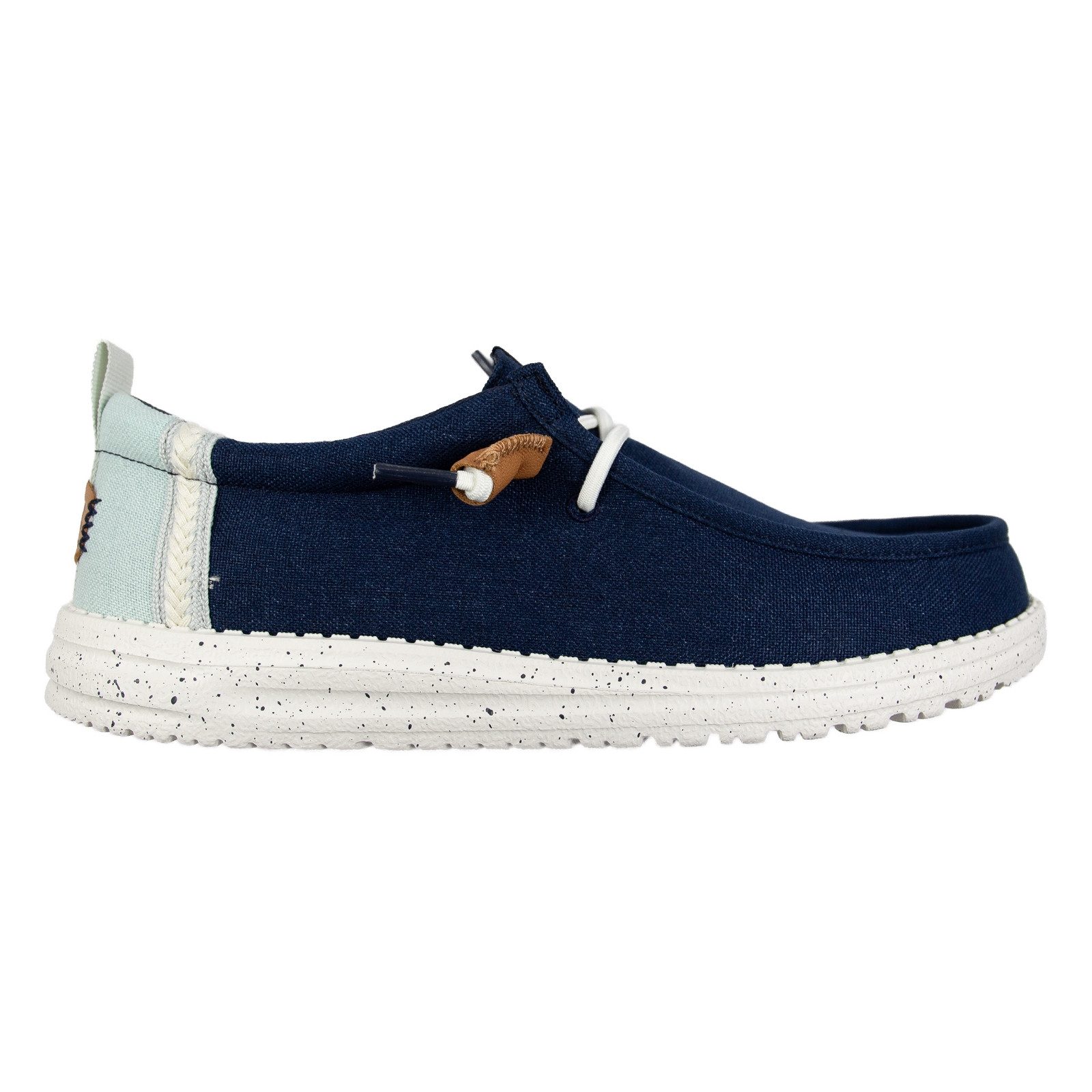 Hey Dude Wally Craft Linen Slip-On Sneaker mit Ziernähten