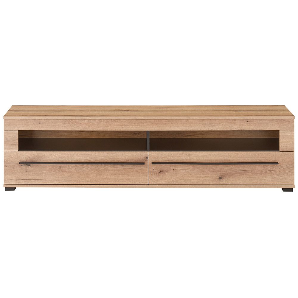 Lomadox Lowboard COLORADO-61, Fernsehschrank 180 cm breit in Eiche Nb.