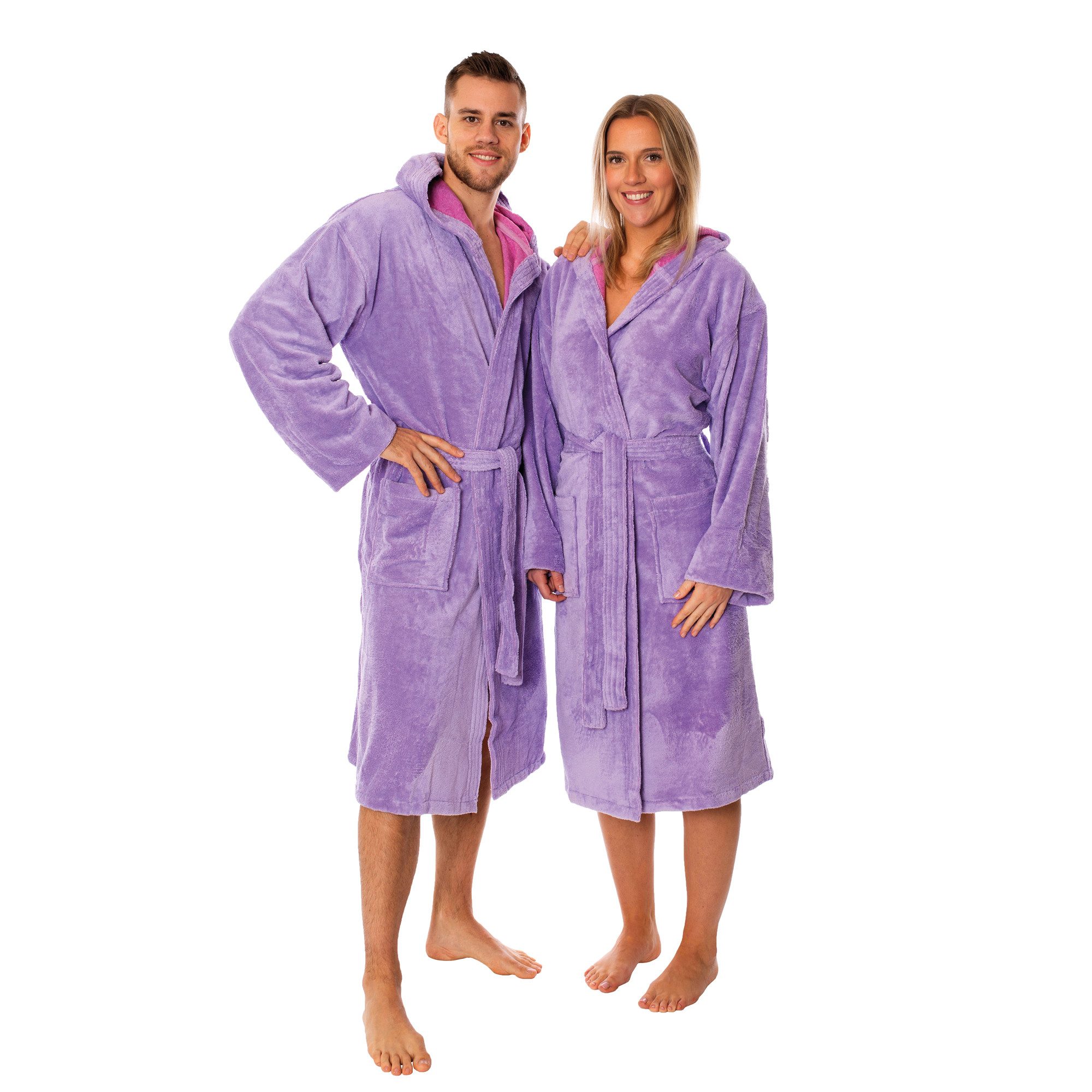 Lavea Bademantel Madrid, aus 100% Bambusviskose, fusselfrei, pflegeleicht, günstig online kaufen