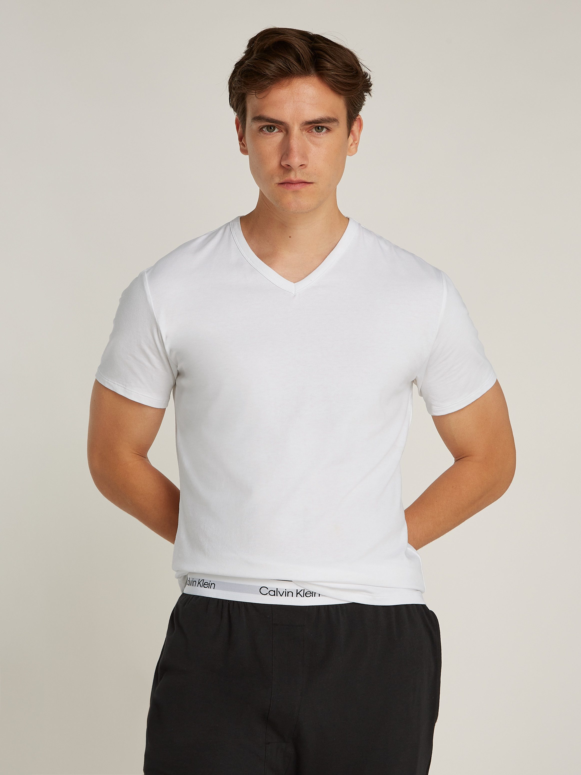 Calvin Klein Underwear T-Shirt (Packung, 3-tlg., 3er-Pack) mit Logo am Saum günstig online kaufen