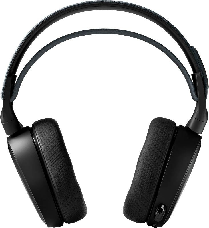 SteelSeries Arctis 7+ Black Gaming Headset Gaming-Headset (Geräuschisolierung, WLAN (WiFi)