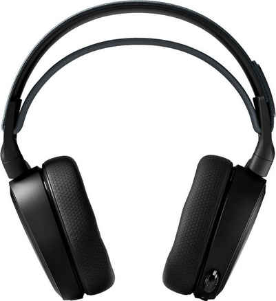 SteelSeries Arctis 7+ Black Gaming Headset Gaming-Headset (Geräuschisolierung, WLAN (WiFi)