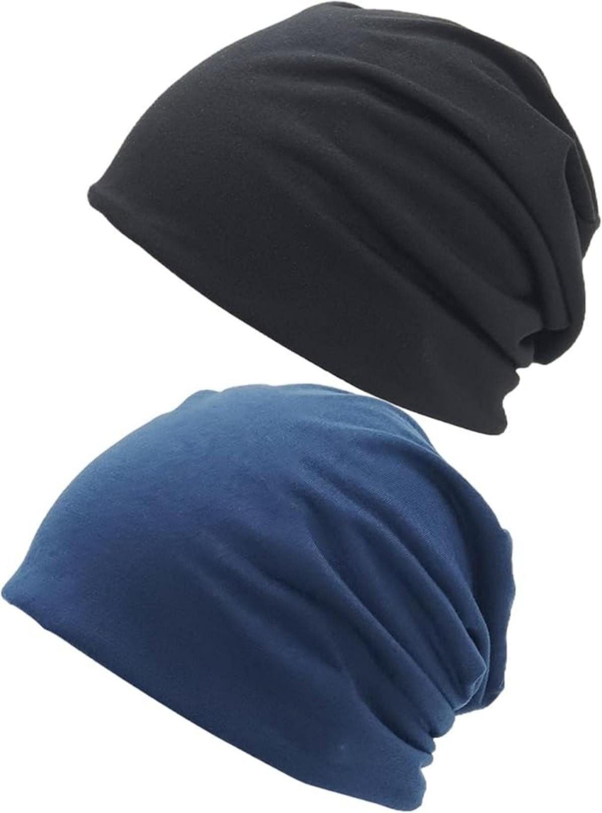 Beanie 2 Stück Männer Frauen Leichte Slouch Beanie Hut Frauen