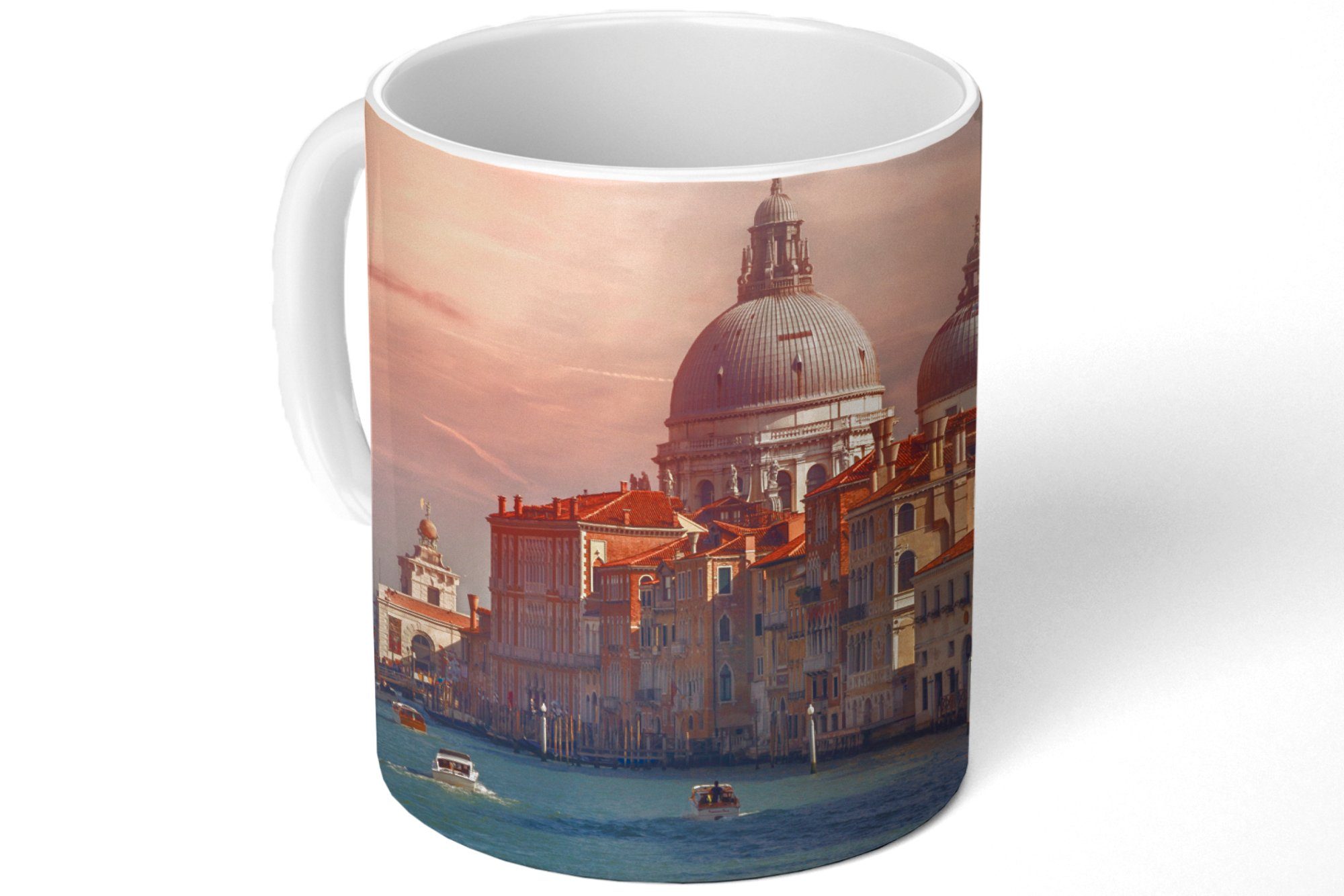 - Teetasse, Becher, MuchoWow Teetasse, - Kaffeetassen, Venedig Canal Tasse Grande, Keramik, Italien Geschenk