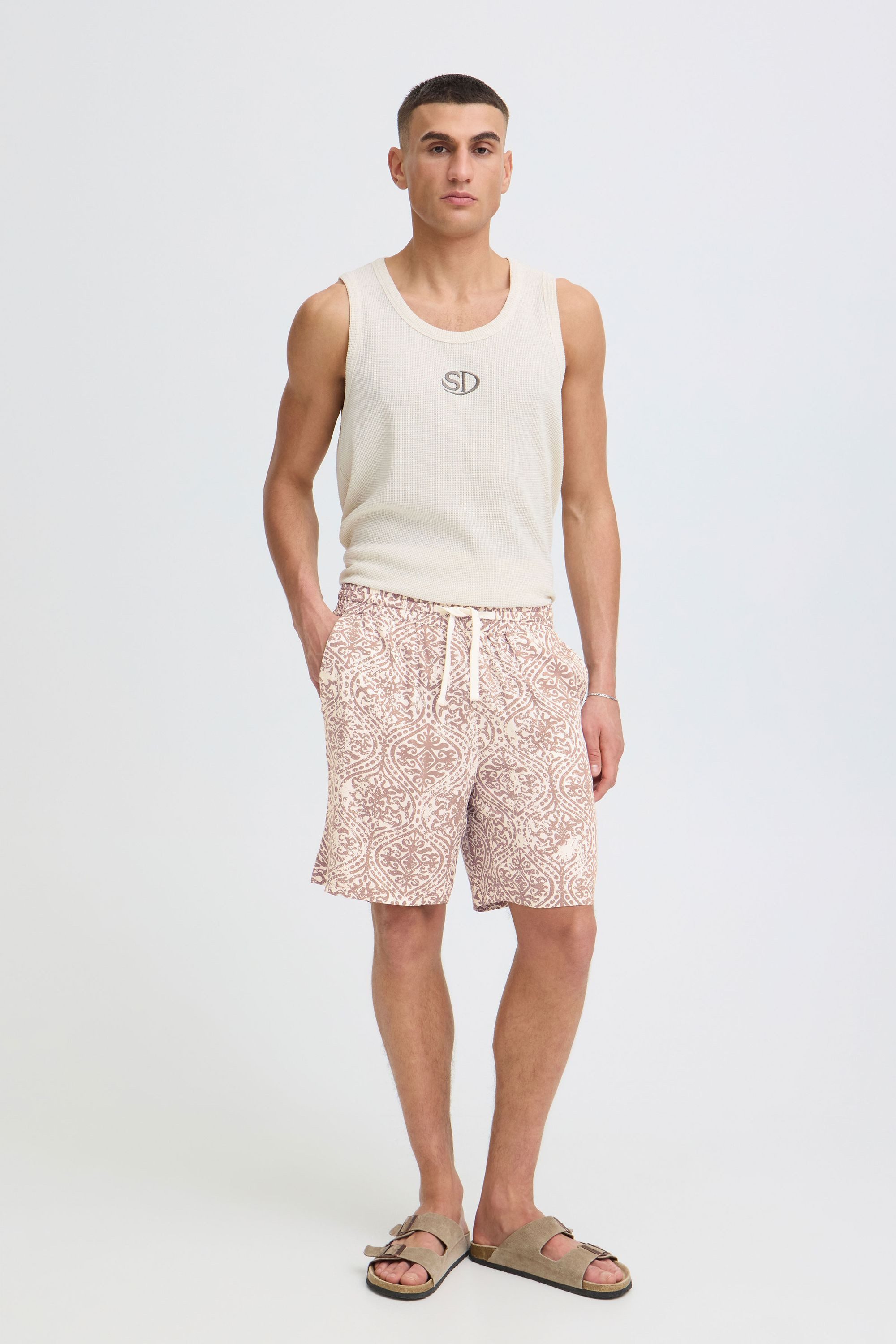 !Solid Chinoshorts SDLiam Leichte Viscose Shorts mit elastischem Bund