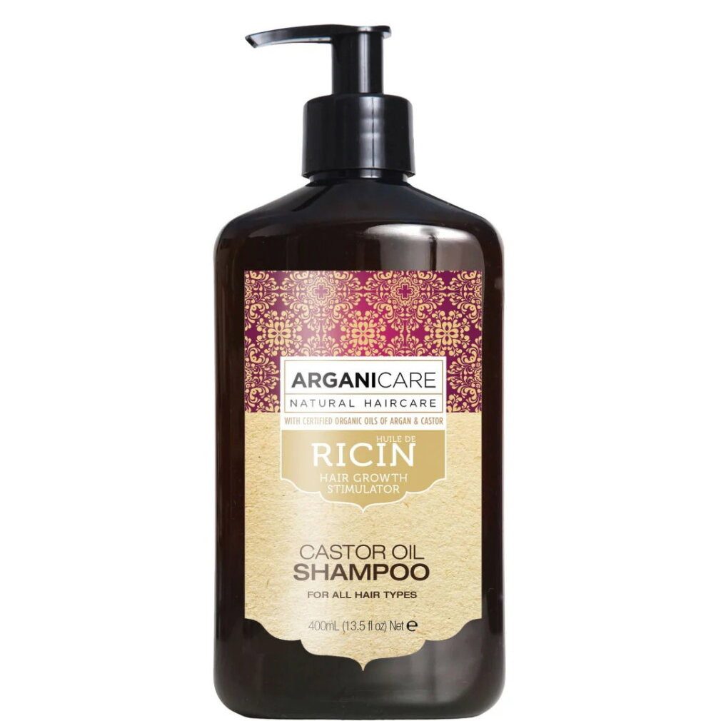 Arganicare Haarpflege-Set, Ricin, Haarshampoo, zur Wachstumsstimulation