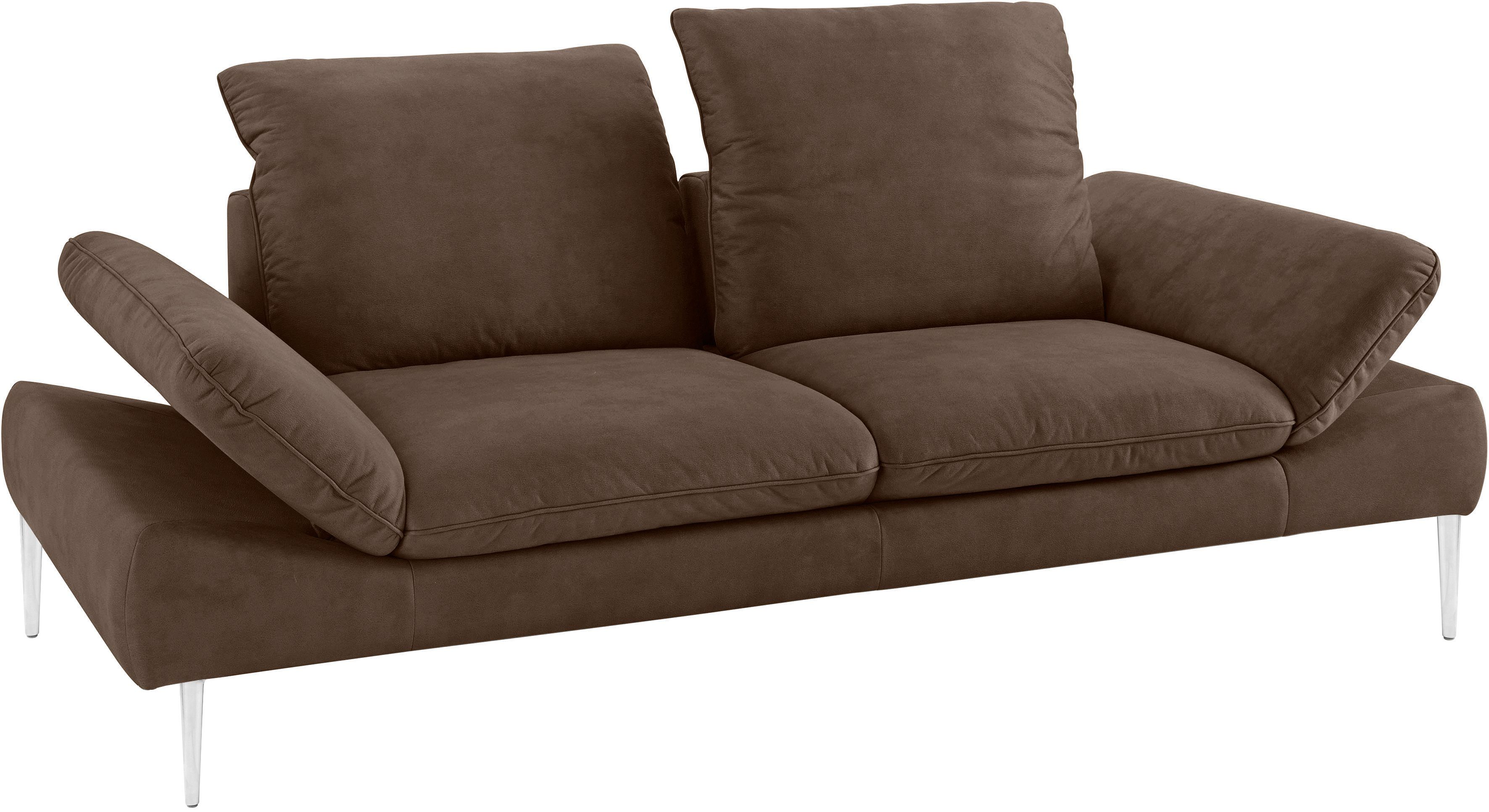 W.SCHILLIG 2,5-Sitzer enjoy&MORE, mit 232 Füße silber cm matt, Sitztiefenverstellung, Breite