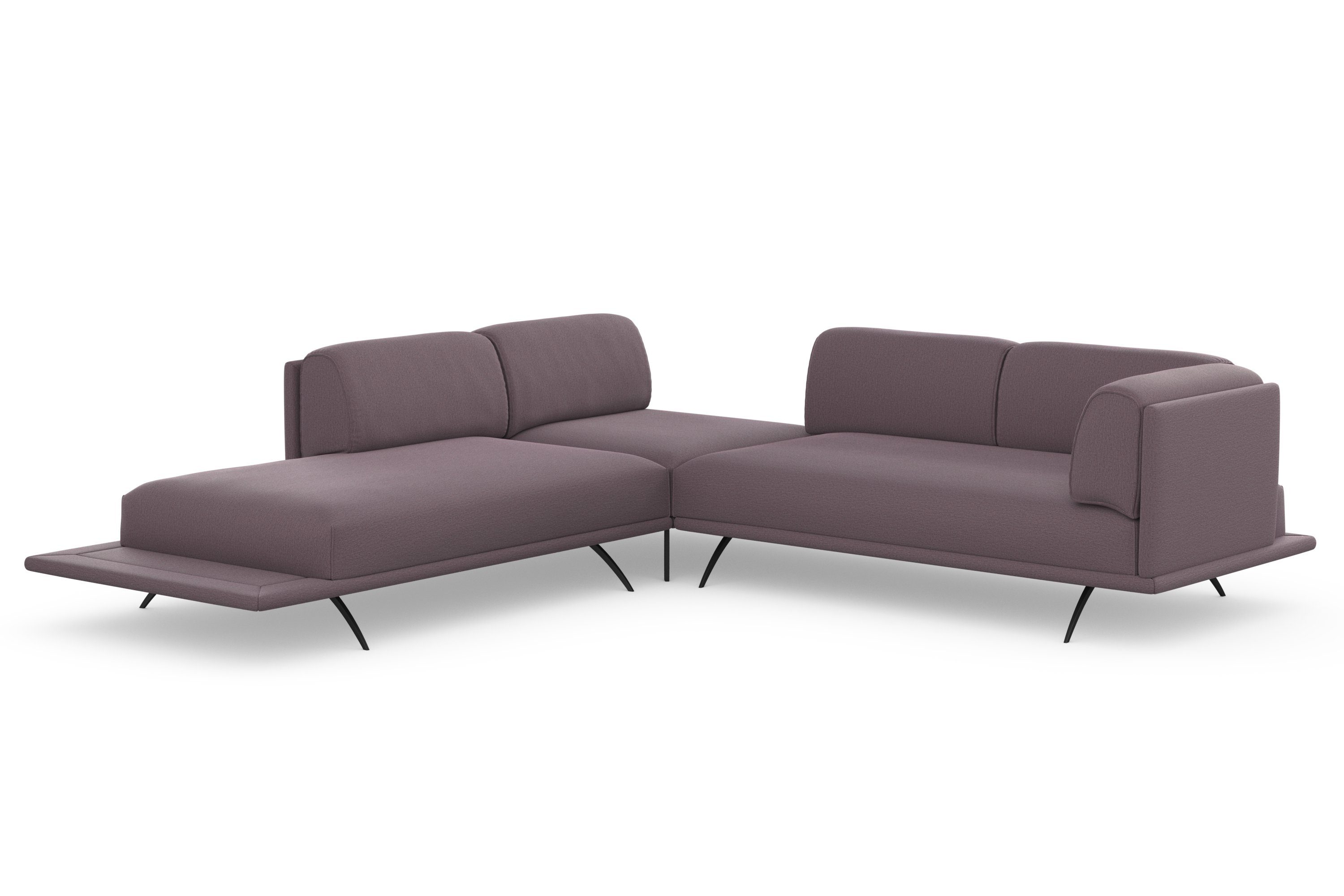 machalke® Ecksofa benito, mit bezogenem Sockel | Ecksofas