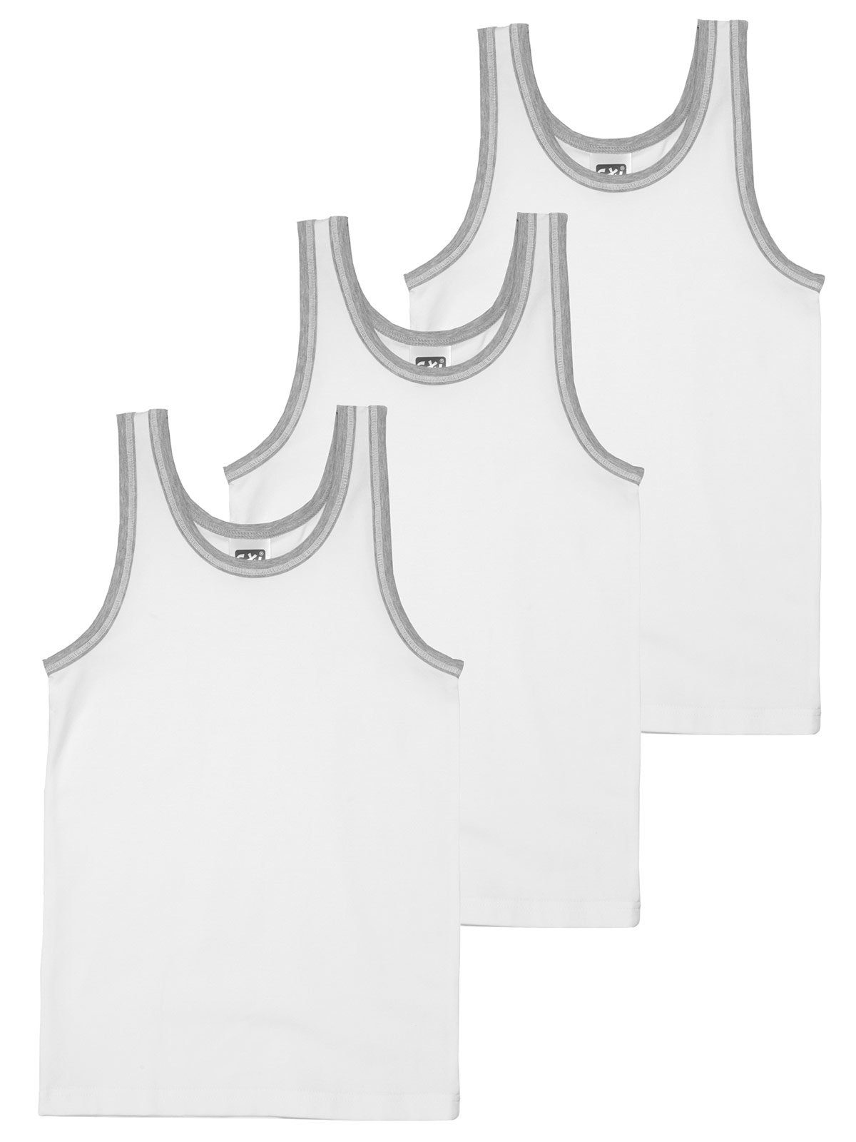 Sparpack Jersey Kids Sweety Unterhemd - (Spar-Set, for Single 6er 6-St) Unterhemd weiss Knaben