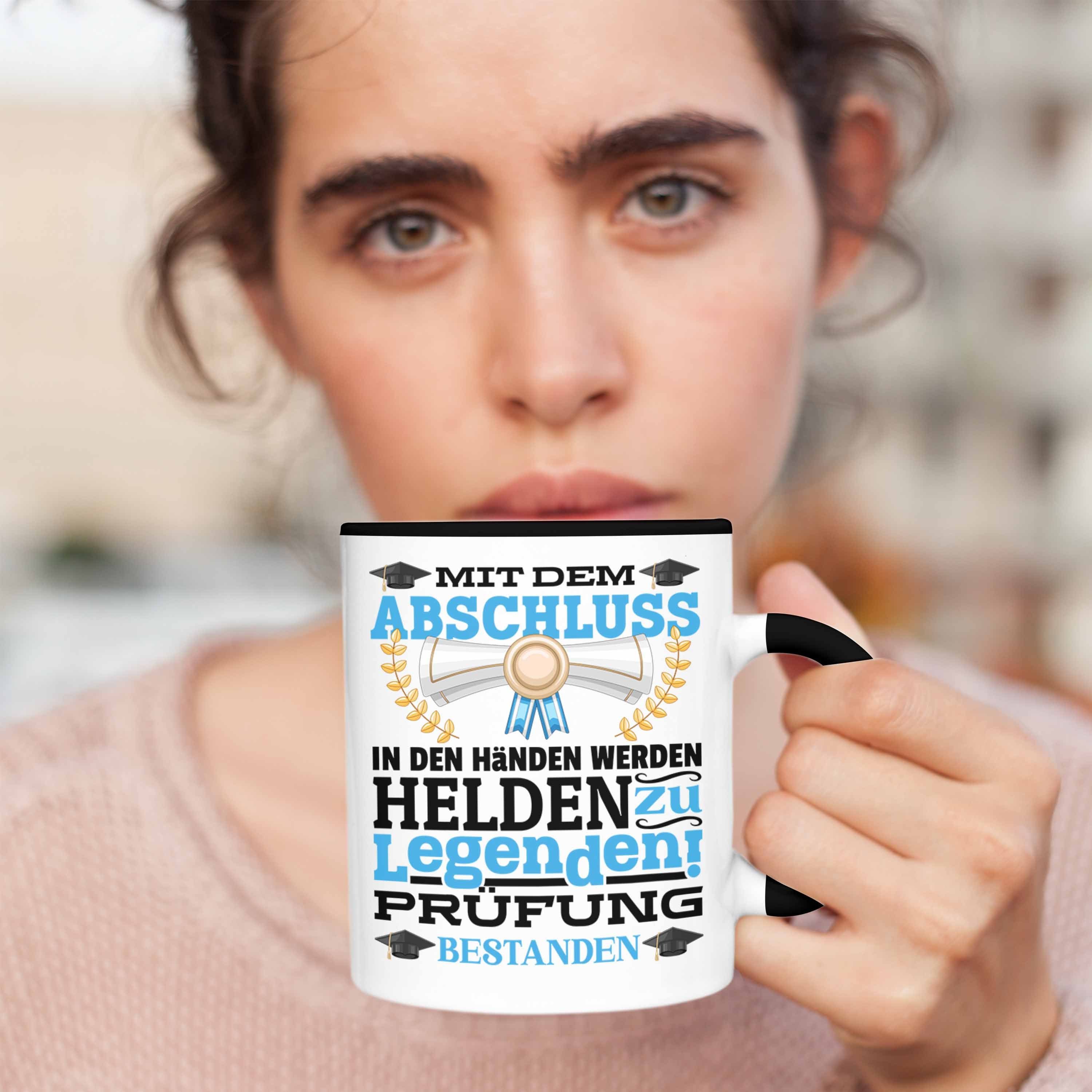 Bestandene Tasse Geschenk Schwarz Prüfung Trendation Tasse Geschenkidee Bestanden Prüfung Absch