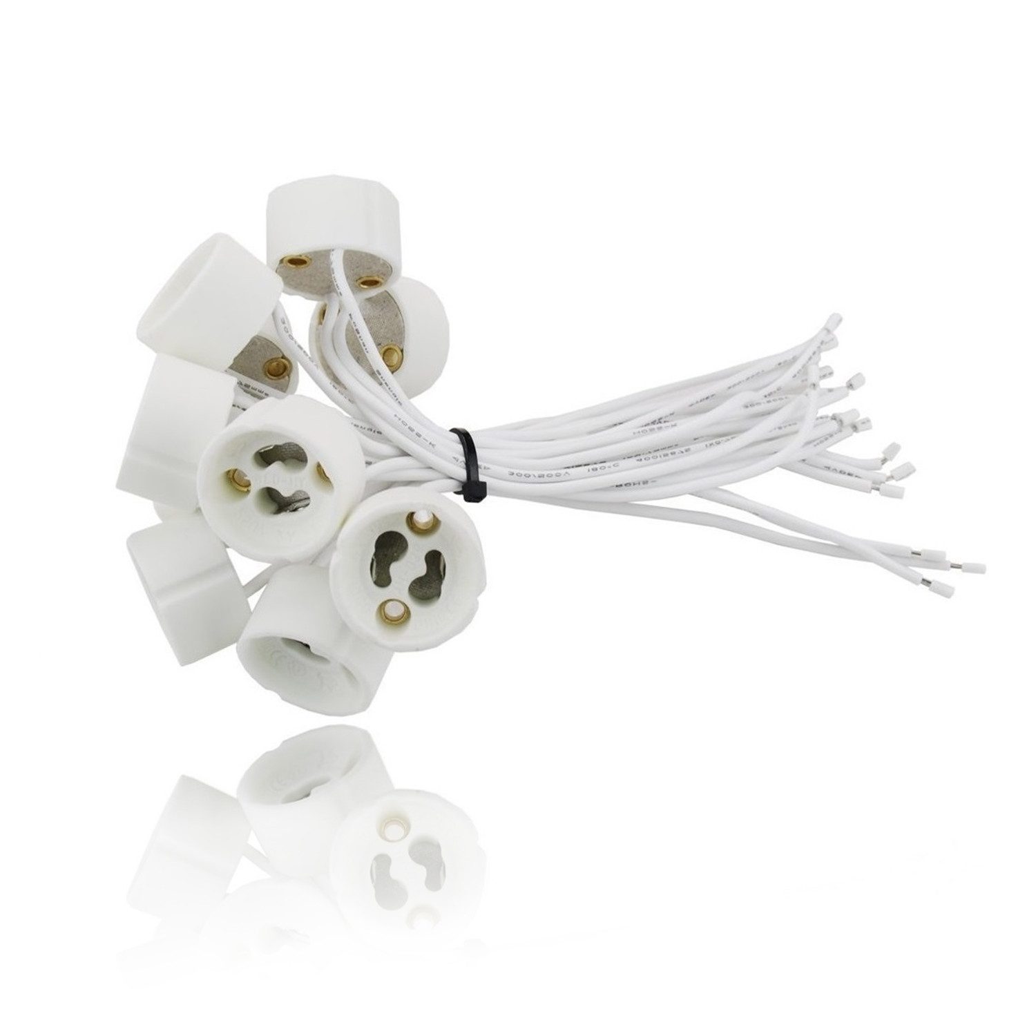 Sweet LED Lampenfassung GU10 für LED und Halogen Lampen 10er Pack, (10-St)