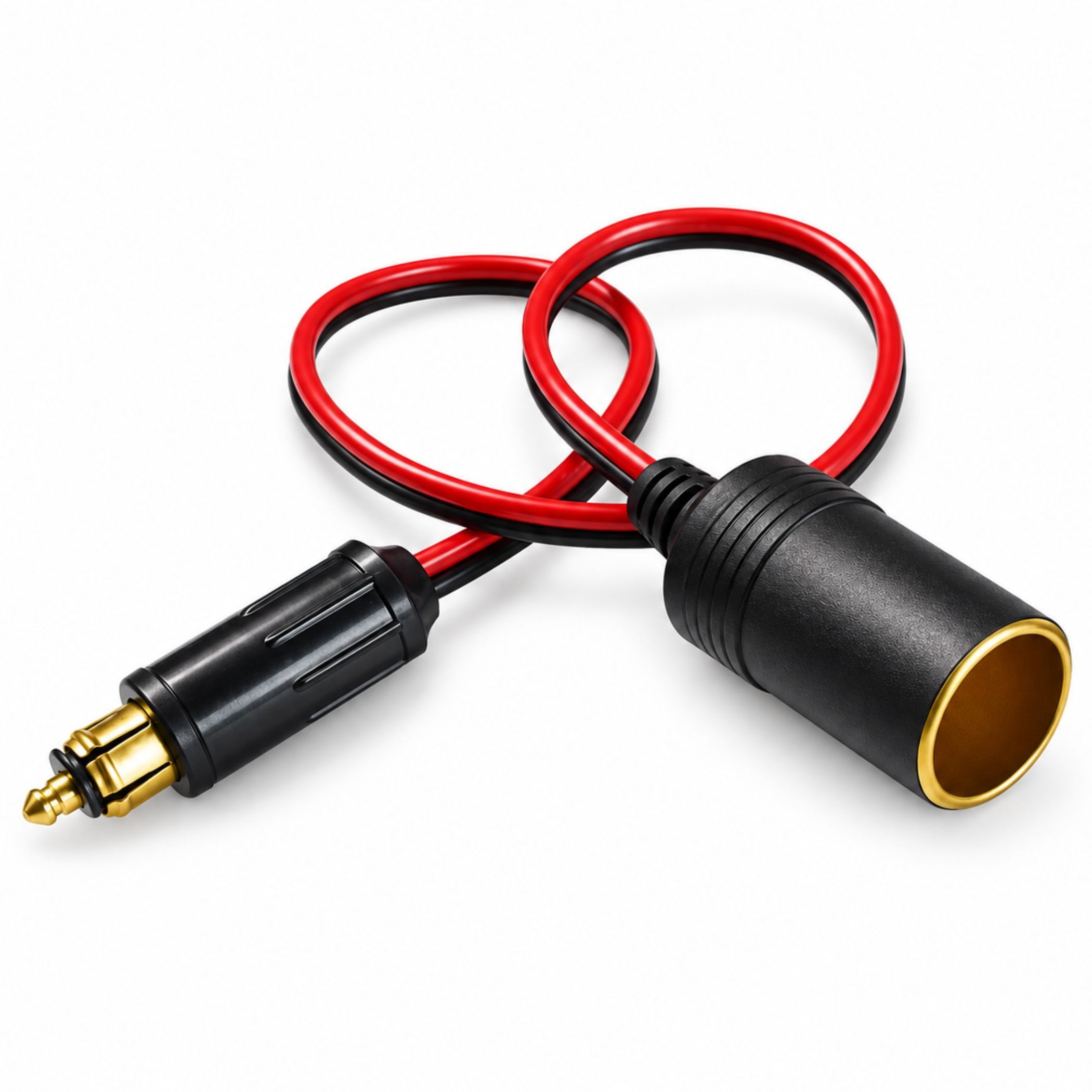 Bolwins L51C Zigaretten Anzünder Kabel Auto Kfz Stecker Klein Groß Steck Dose Autoladekabel, Zigarettenanzünder Mini-Stecker (13 mm), Zigarettenanzünder Norm-St – Bild 2 von 5
