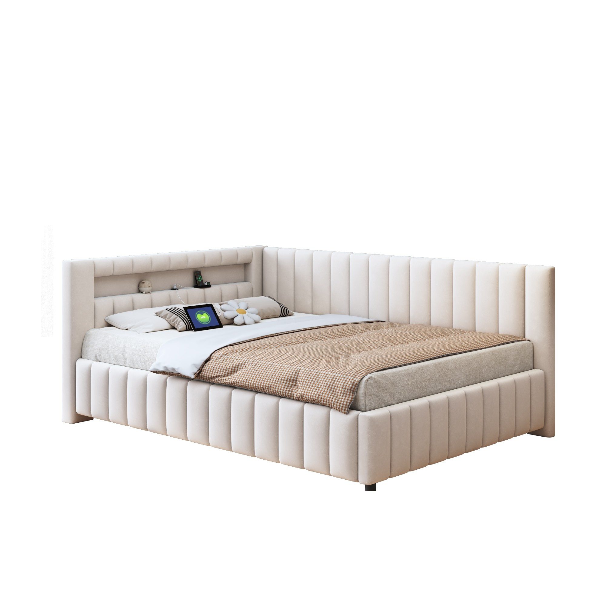 BlingBin Polsterbett Schlafsofa, Funktionsbett, Jugendbett (1er günstig online kaufen