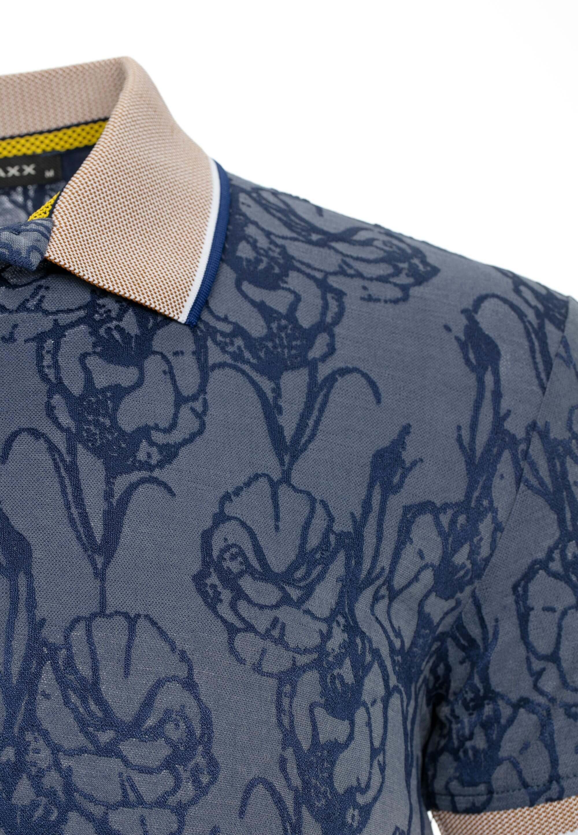 Cipo & Baxx Poloshirt mit floralem Muster