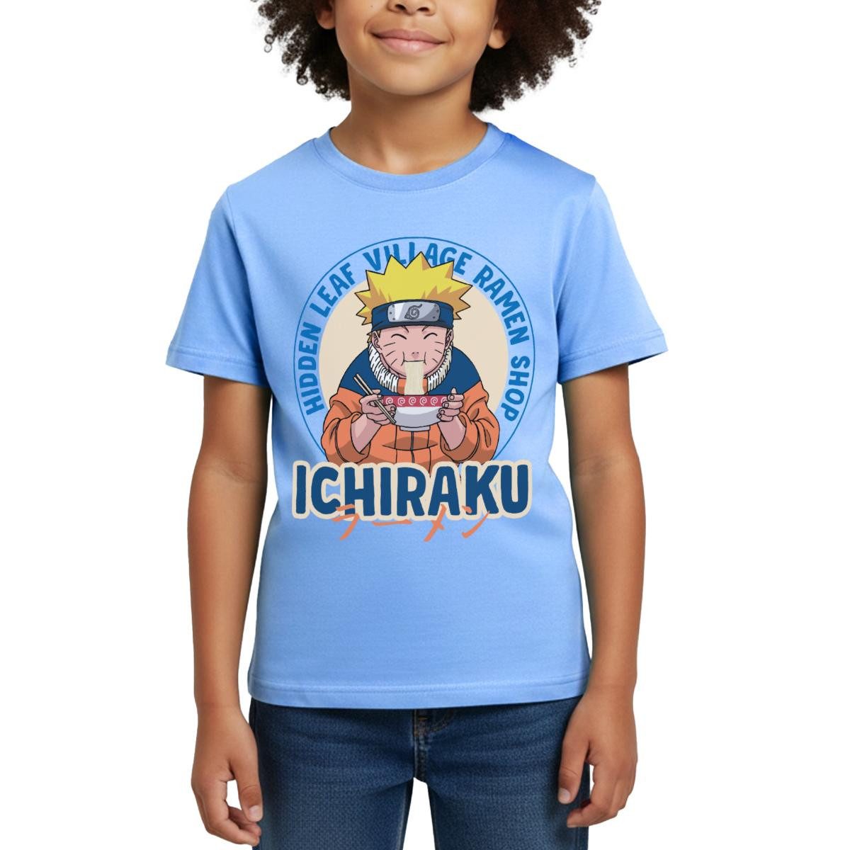 T-Shirt Naruto Ichiraku Hidden Leaf Village Ramen Shop Kinder T-Shirt