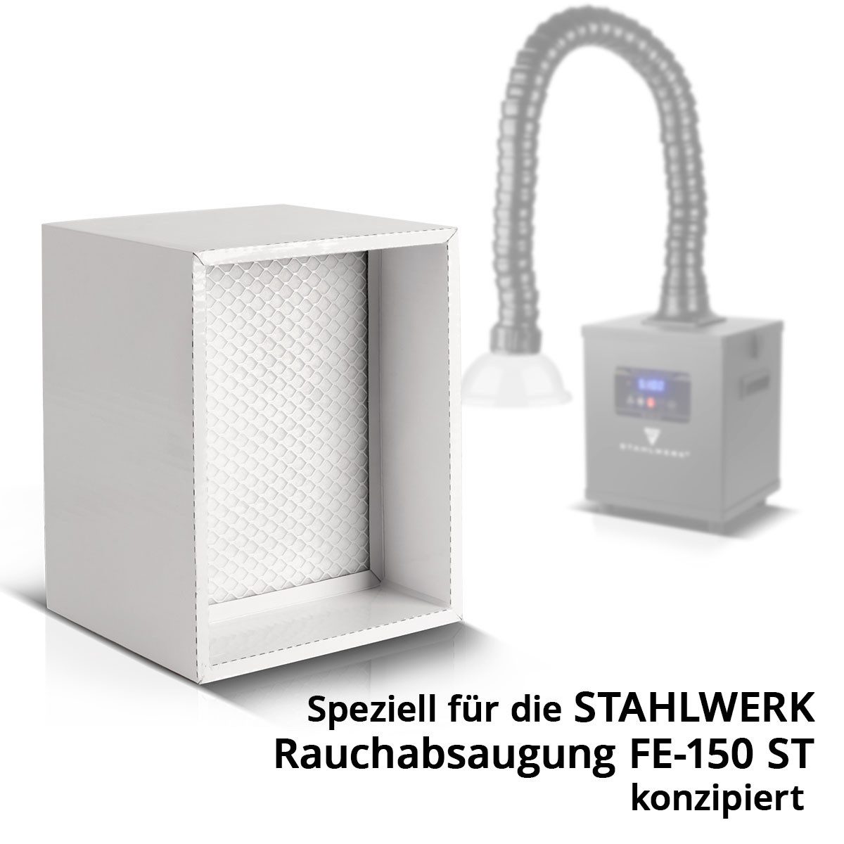 STAHLWERK Absauganlage Aktivkohle-Filter für Rauchabsaugung FE-150 ST