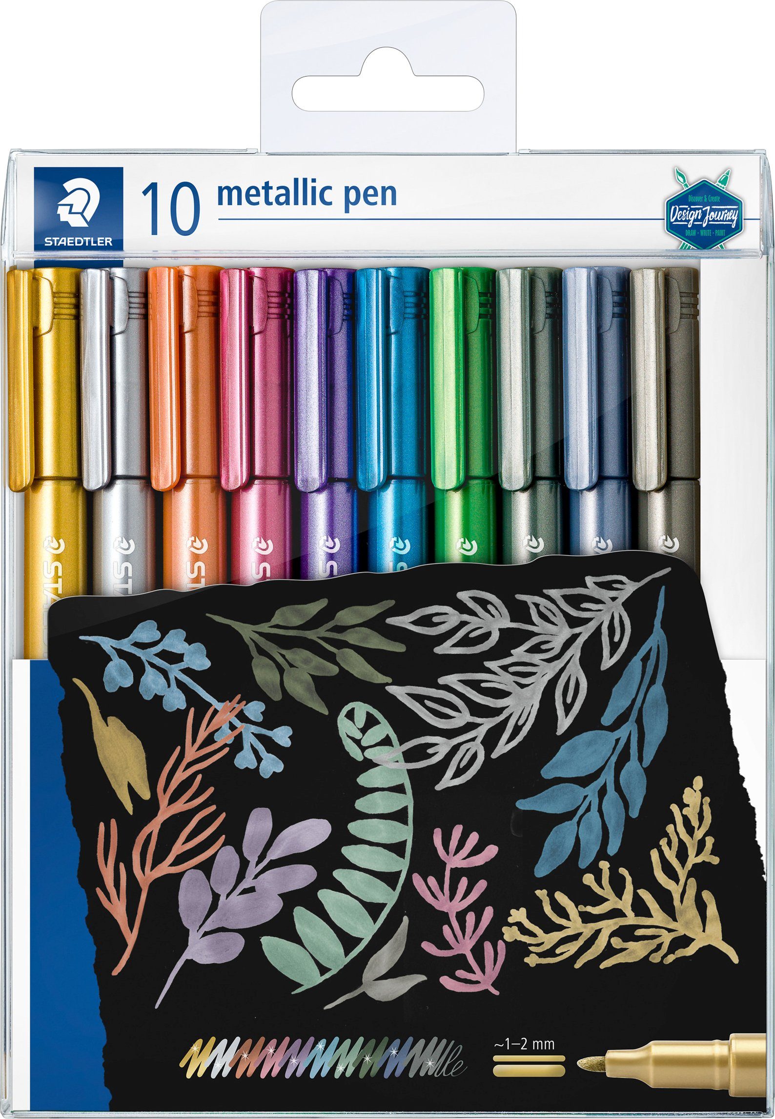 STAEDTLER Lackmarker Metallic Marker, 10 Stück