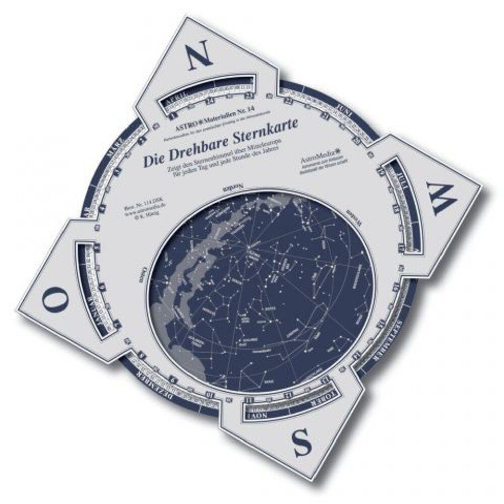 Astromedia Experimentierkasten A*M14: Die Drehbare Sternkarte