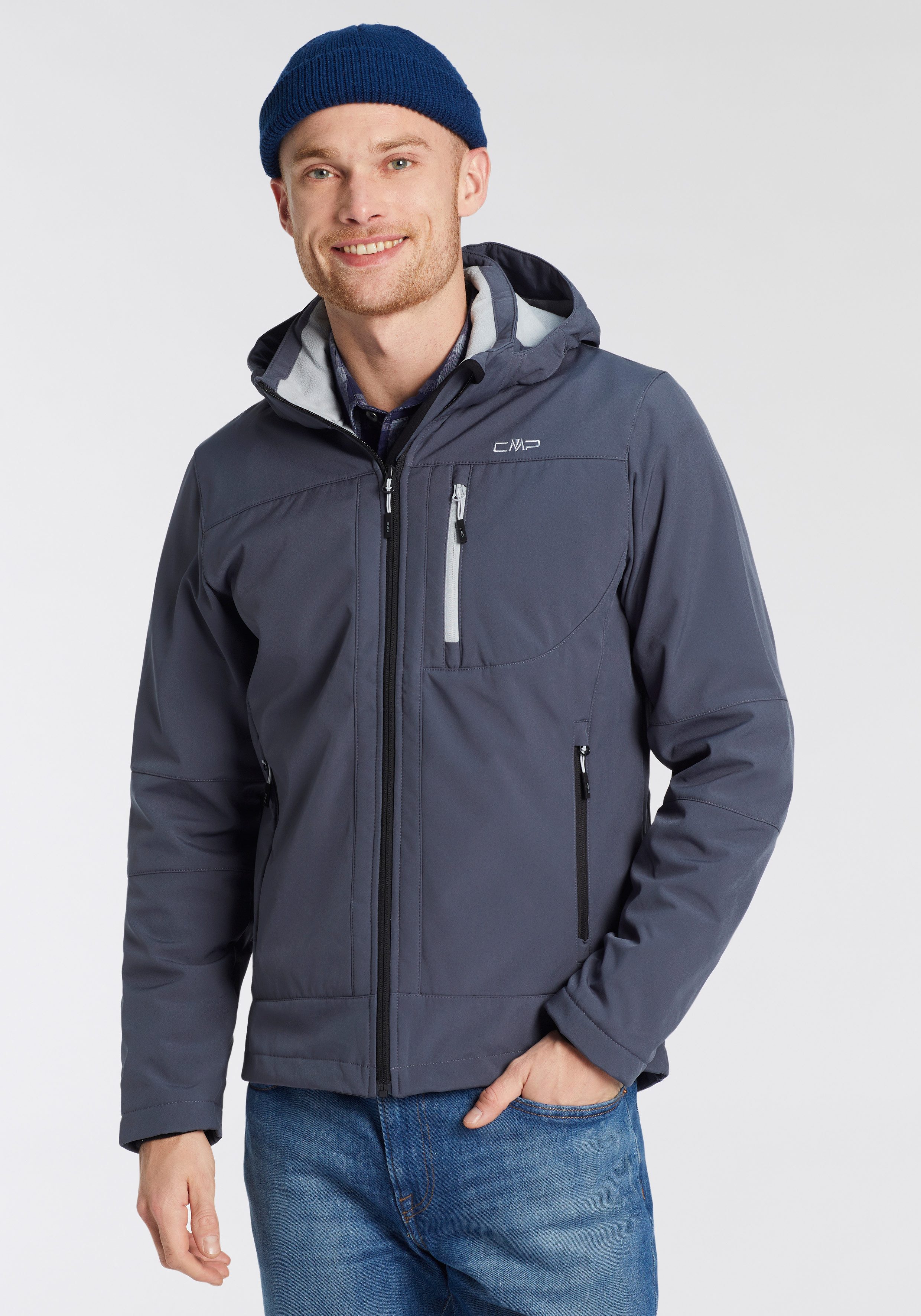 Softshelljacke MAN JACKET ZIP HOOD