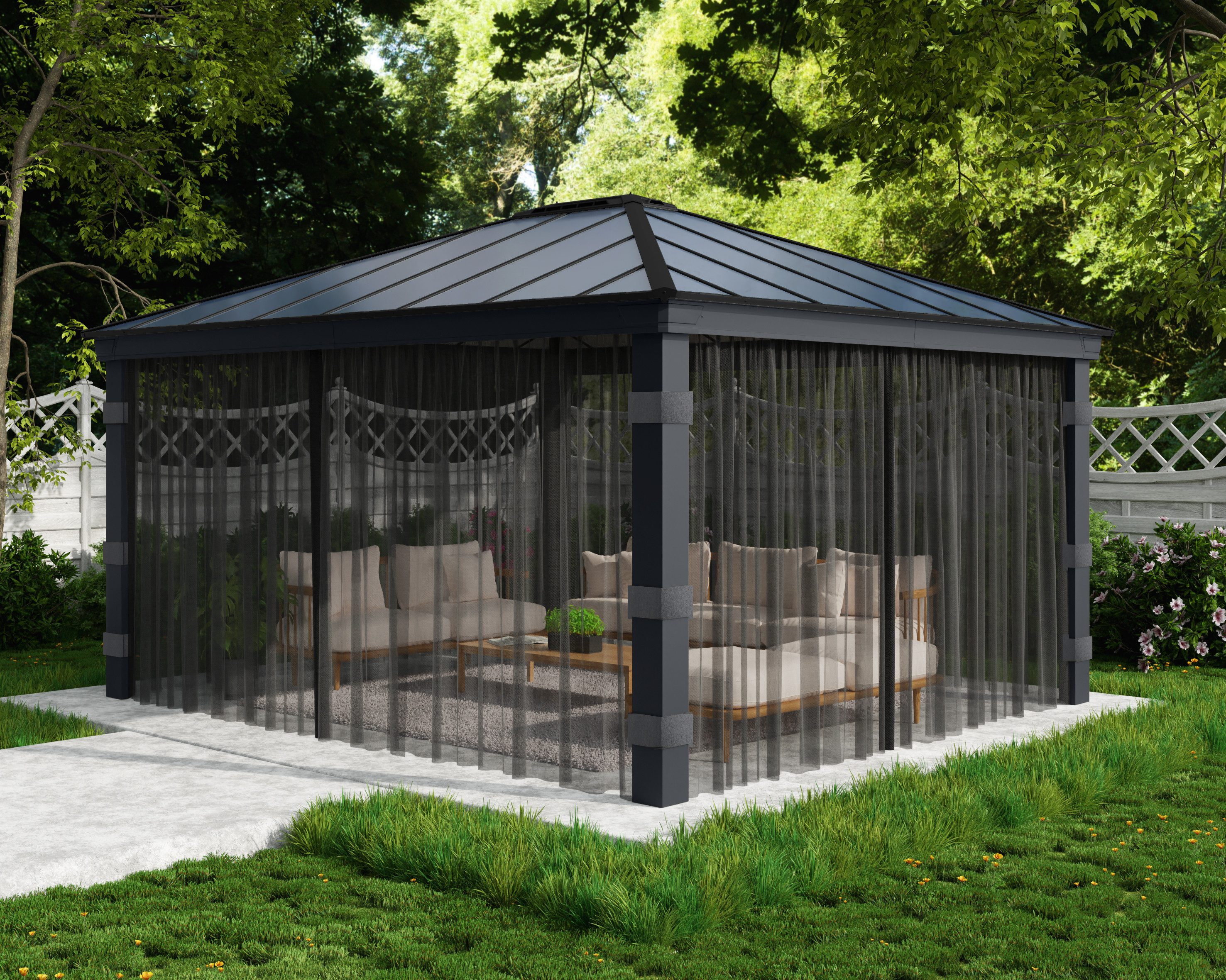 Palram - Canopia Pavillonseitenteil Dallas Garden günstig online kaufen