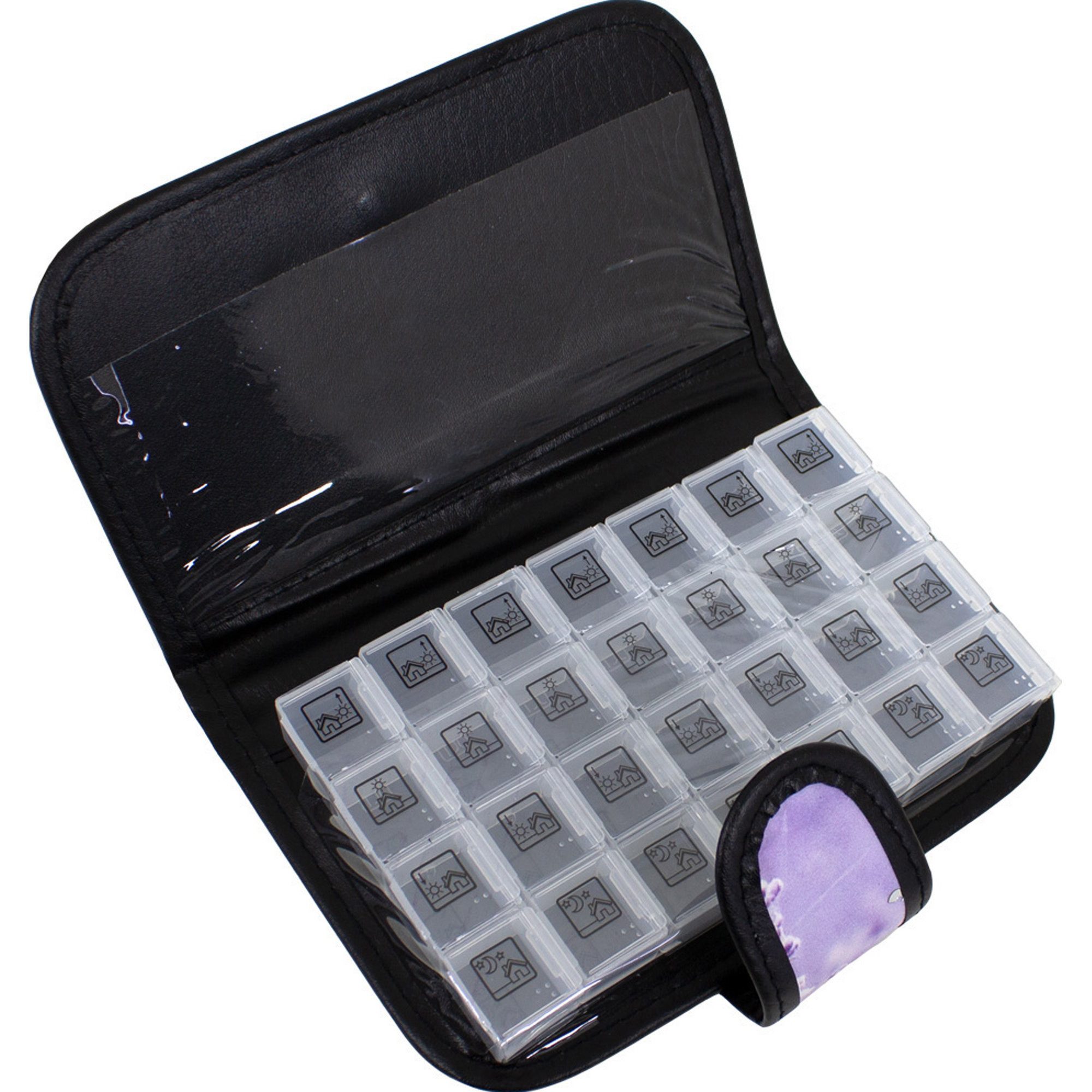 Wellys Kleidersack 7-Tage-Pillendose "Lavendel-Traum" – Bild 2 von 4
