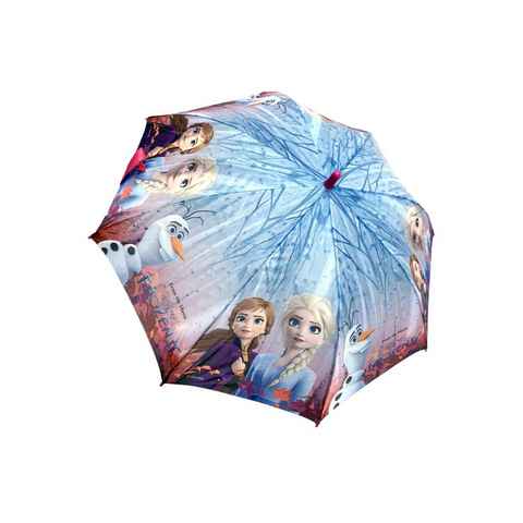 Disney Frozen Stockregenschirm Eiskönigin Anna & Elsa Kinder Mädchen Automatik Kuppelschirm