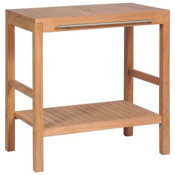 vidaXL Badezimmerspiegelschrank Waschtischunterschrank Massivholz Teak 74x45x75 cm (1-St)